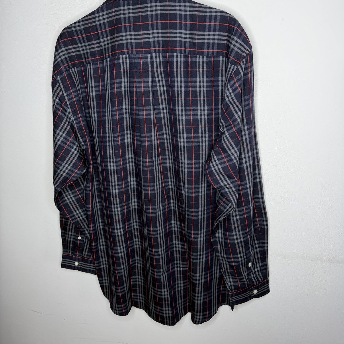 Burberry Burberry Nova Check Navy Checkered Shirt Button Up BRAND NEW Size US L / EU 52-54 / 3 - 13 Thumbnail
