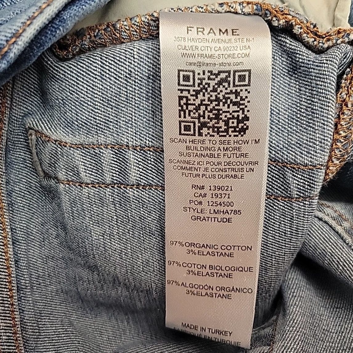 Frame VINTAGE Frame Jeans Mens 33 Faded Blue Denim Athletic Fit Stretch Casual LMHA785 Size US 33 - 5 Thumbnail