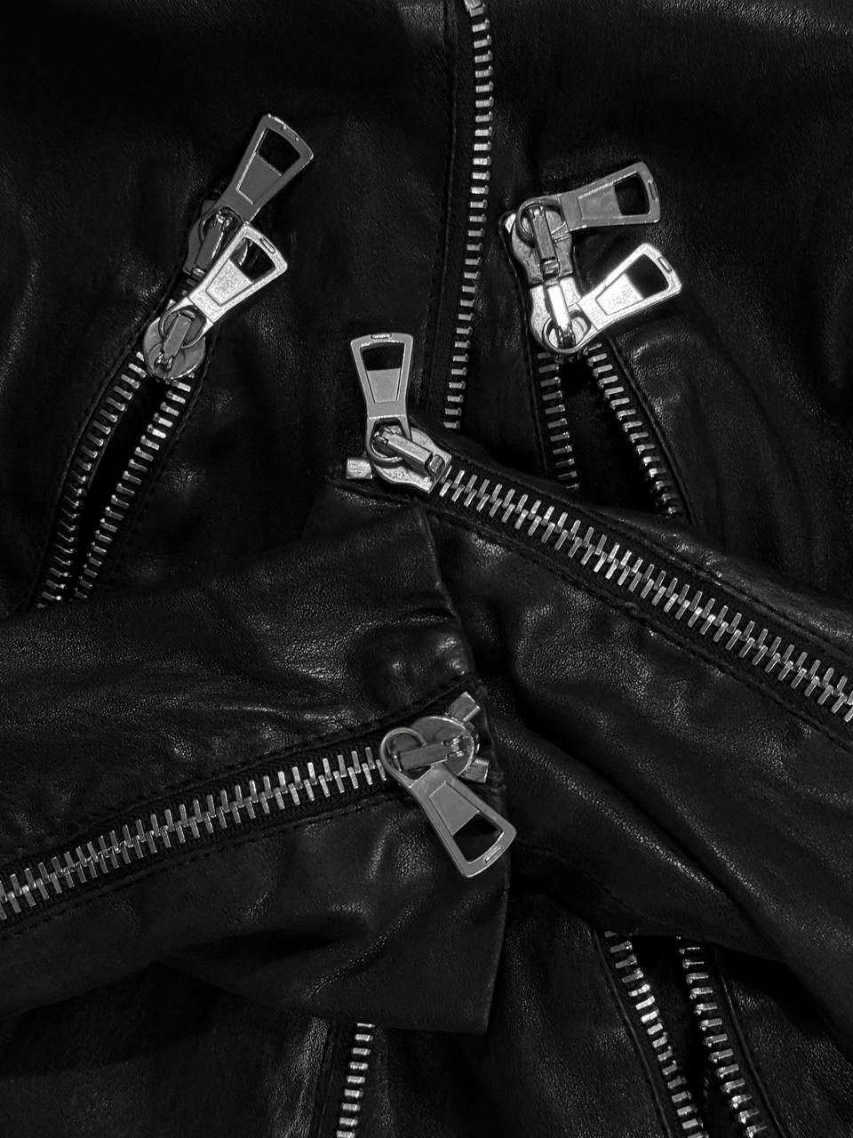 Maison Margiela SS05 Maison Martin Margiela 5 zip Leather Jacket Size S / US 4 / IT 40 - 8 Thumbnail