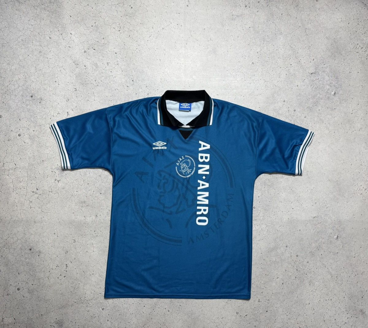 Umbro Umbro FC Ajax Amsterdam 1995/1996 Vintage Soccer Jersey Size US XXL / EU 58 / 5 - 1 Thumbnail