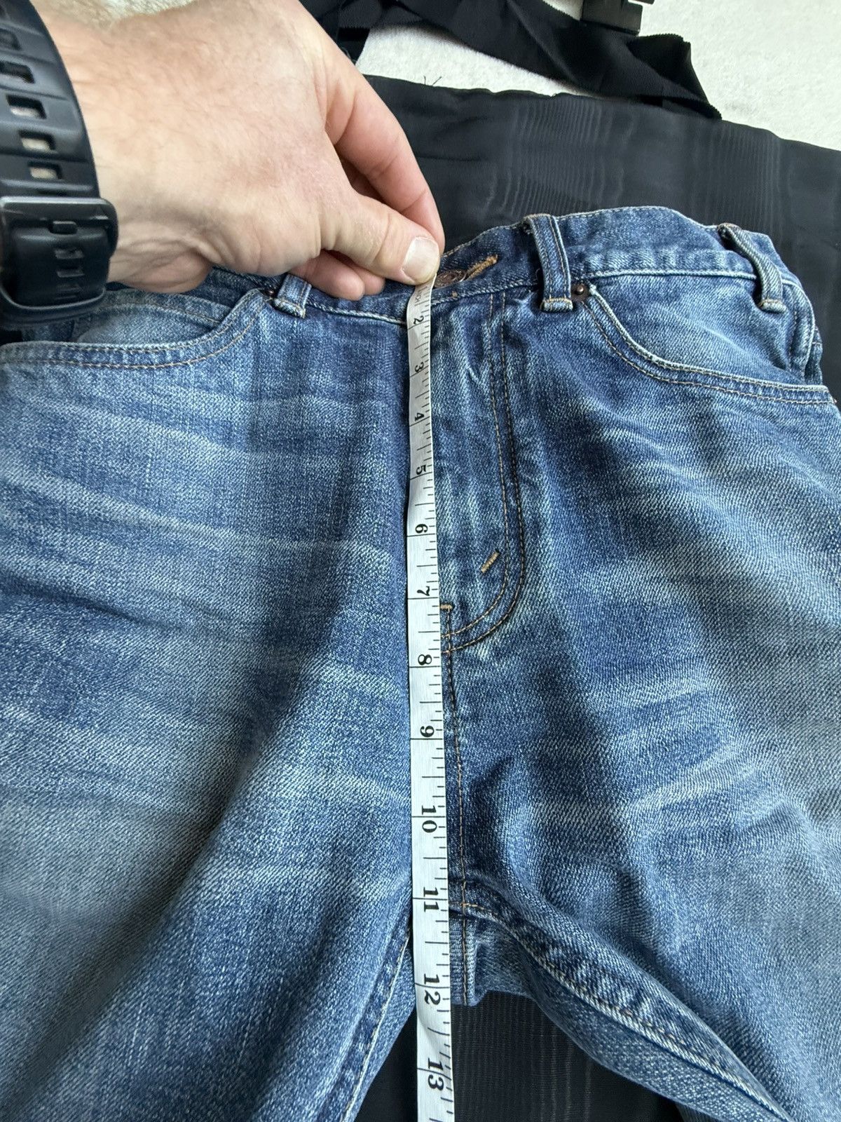 Celine FW22 Celine Hedi Slimane blue skinny jeans in Union wash 29 Size US 29 - 8 Thumbnail