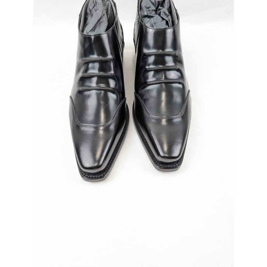 Givenchy o1rshd1 Show Cowboy Boots in Black Size US 11 / EU 44 - 14 Thumbnail