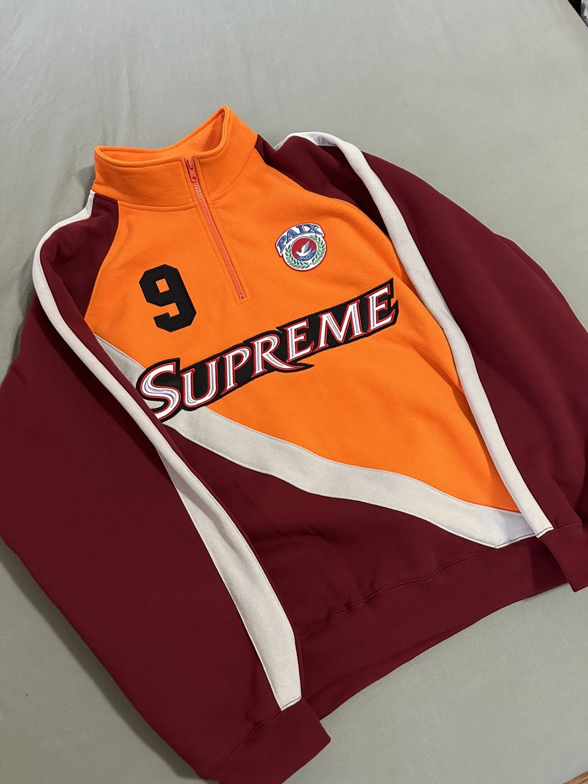 ★24SS WEEK14★Supreme Equipe Half Zip Sweatshirt ☆24SS WEEK14☆Supreme Equipe Half Zip Sweatshirt (Supreme