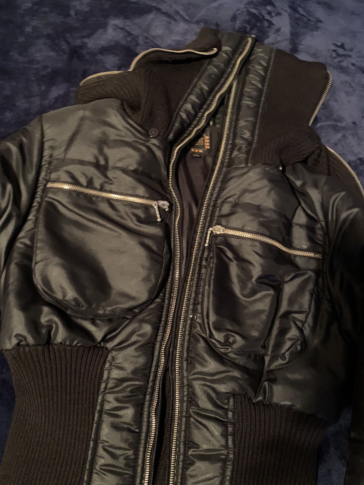 Other Women’s Archive Avant Garde Bomber Jacket Streetwear Fashion Size L / US 10 / IT 46 - 4 Thumbnail