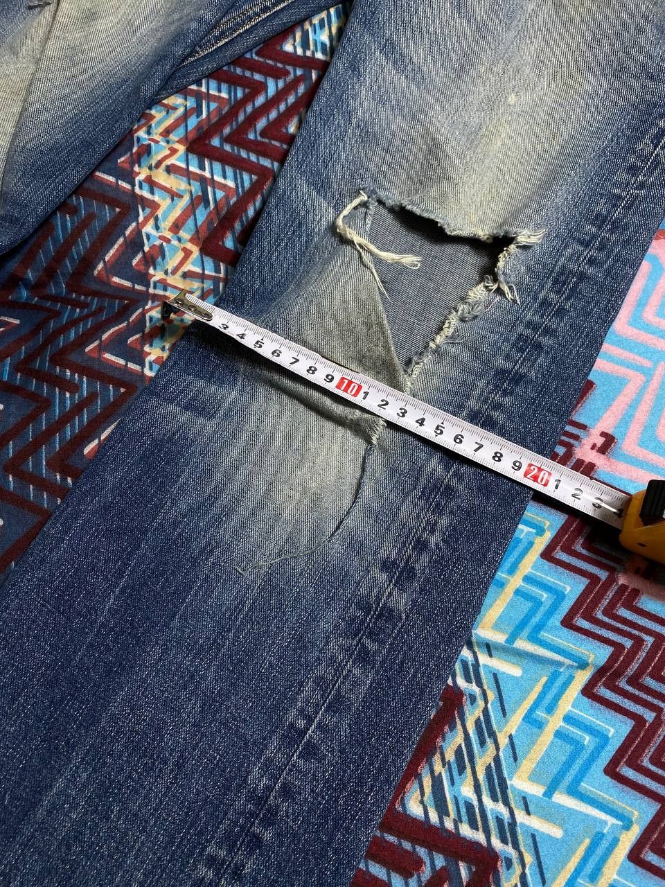 Diesel × Vintage DIESEL🔥THRASHED DISTRESSED DENIM Size US 30 / EU 46 - 16 Thumbnail
