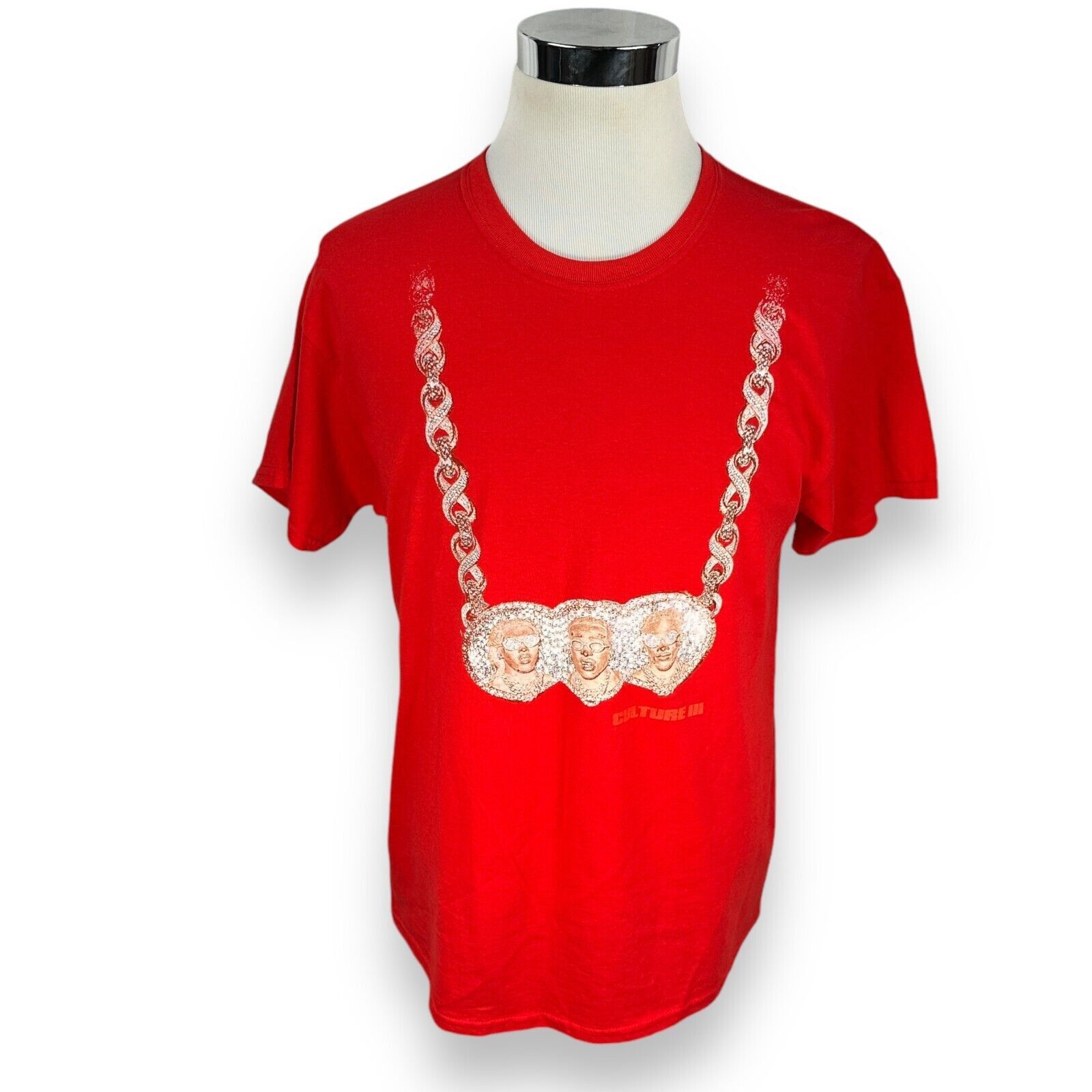 Migos Migos Culture III 3 T-Shirt Mens Large Red Short Sleeve Size US L / EU 52-54 / 3 - 1 Thumbnail