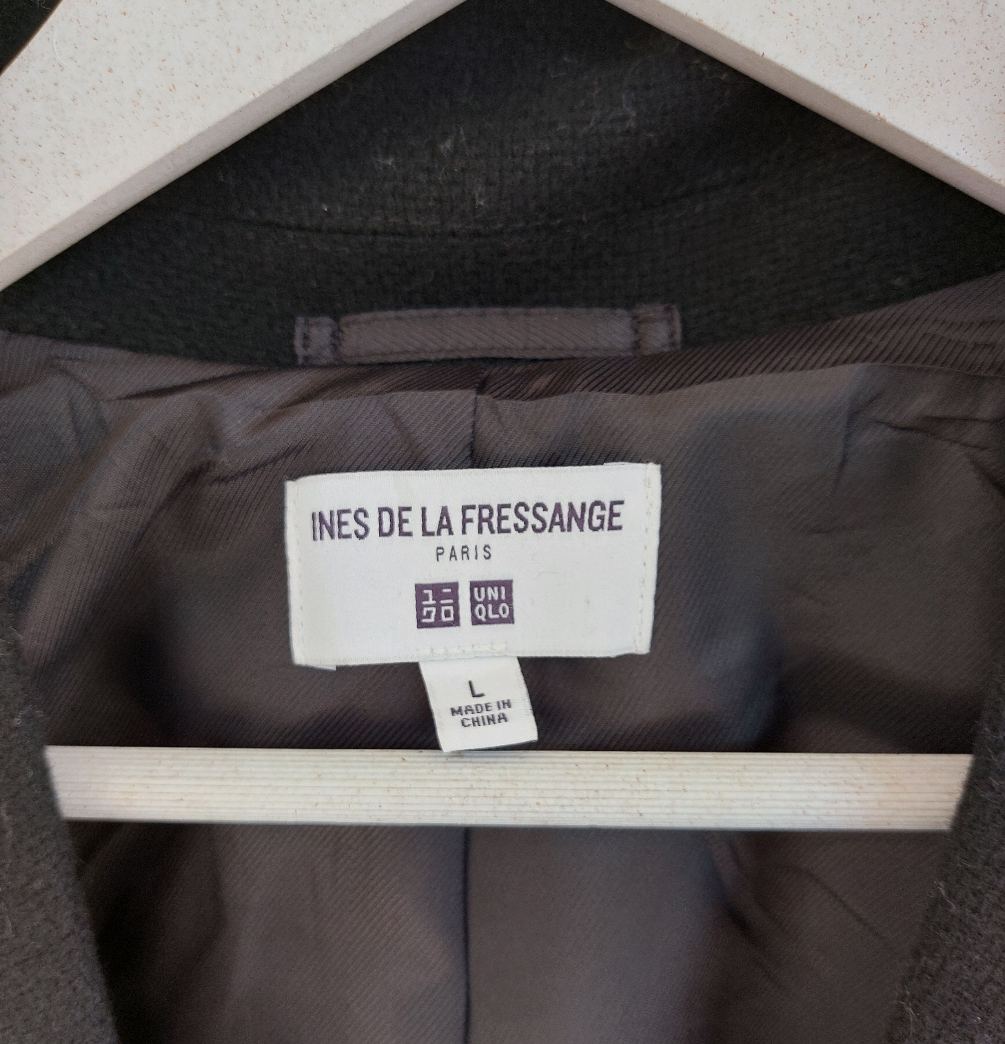 Uniqlo UNIQLO x INES DE LA FRESSANGE wool overcoat Size L / US 10 / IT 46 - 5 Thumbnail