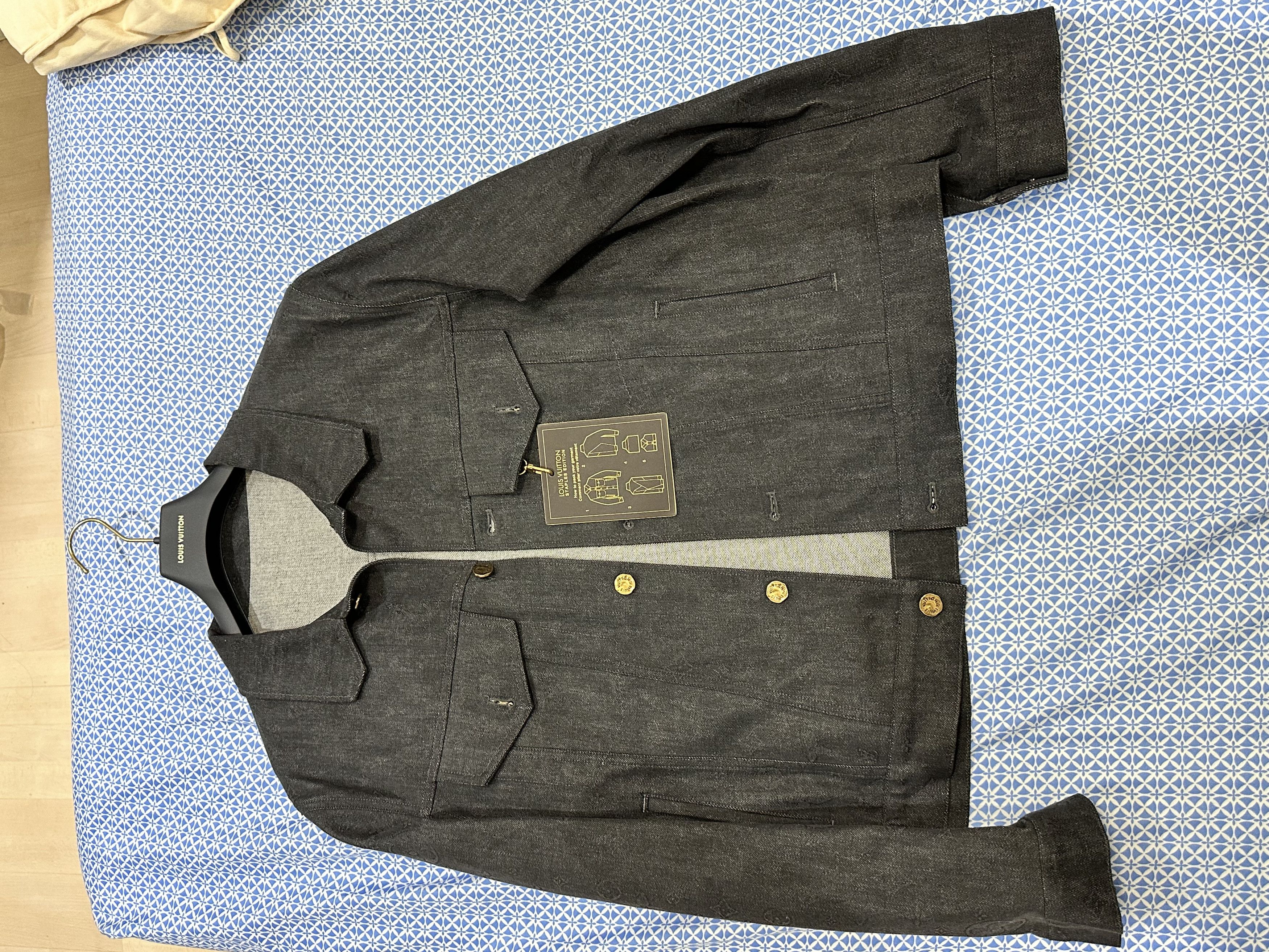 Louis Vuitton LV Monogram DNA Denim Jacket Size US L / EU 52-54 / 3 - 7 Thumbnail