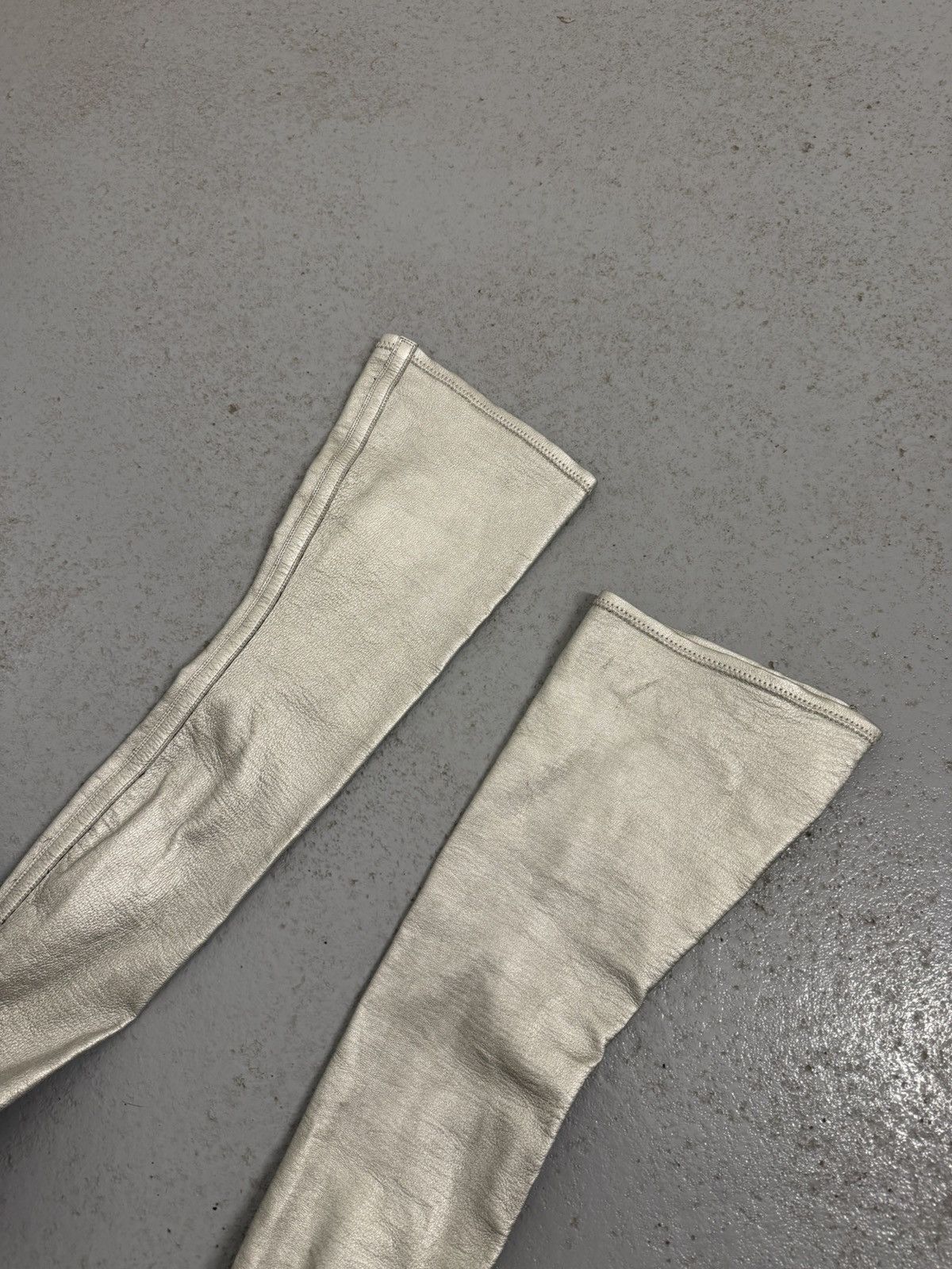 Rick Owens Rick Owens Silver Overknee Socks Sneakers Size US 7 / IT 37 - 4 Thumbnail