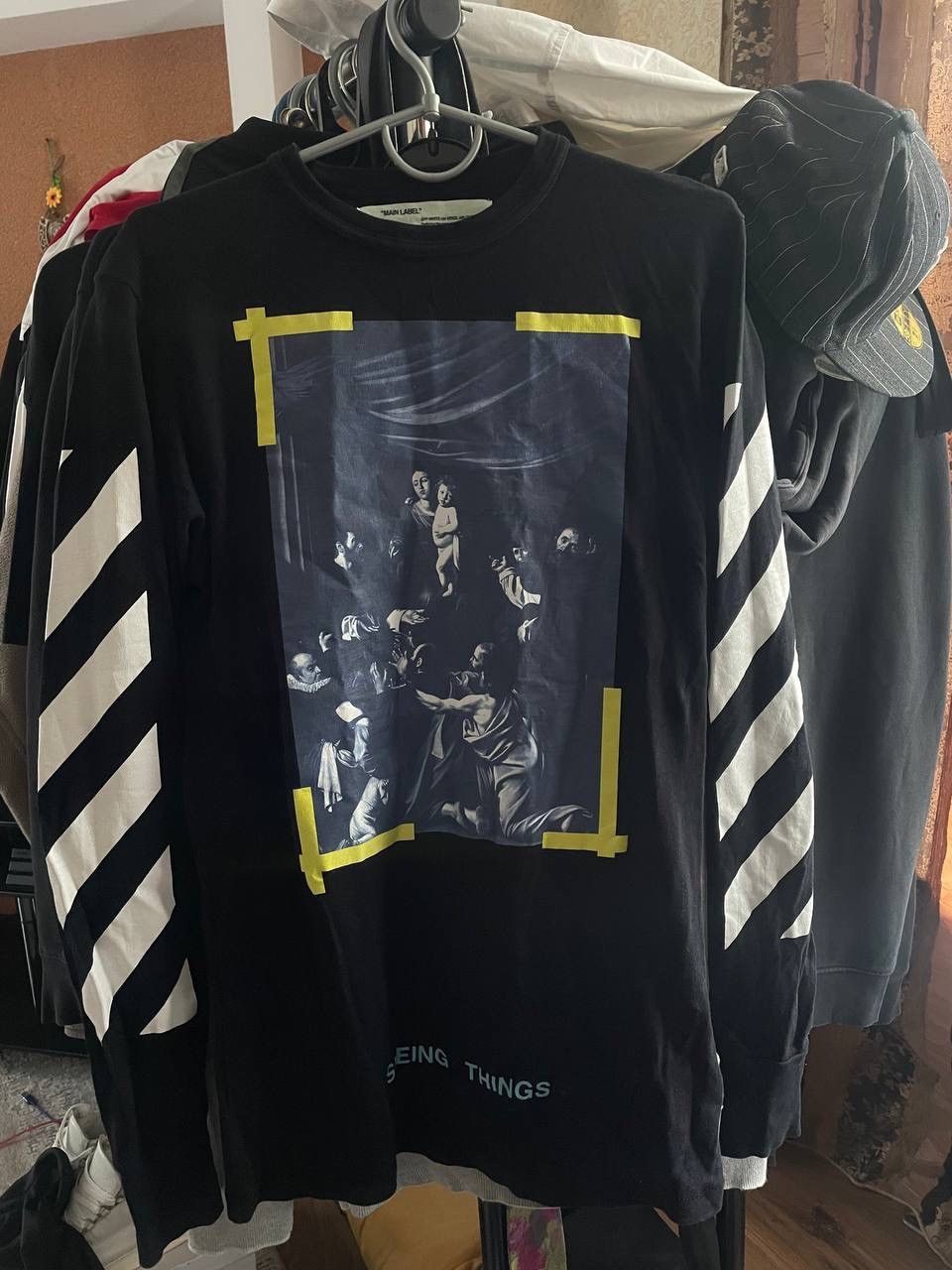 Off-White Seeing Things Long Sleeve Caravaggio T Shirt