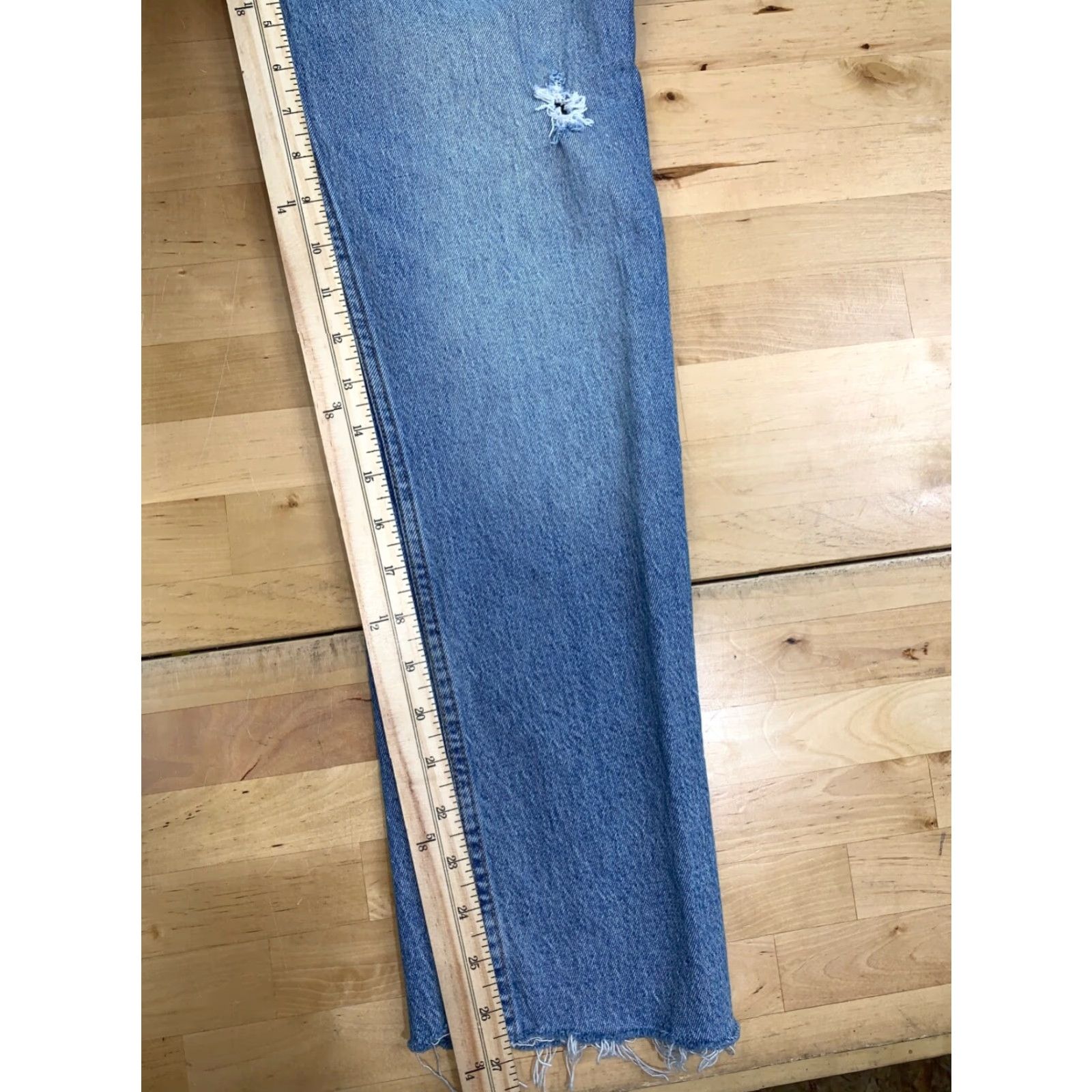 Abercrombie & Fitch VINTAGE Abercrombie & Fitch Jeans Women 25 Blue 90s Love High Rise Straight 27 In Inseam Mens? Size 42" / US 20 - 6 Thumbnail