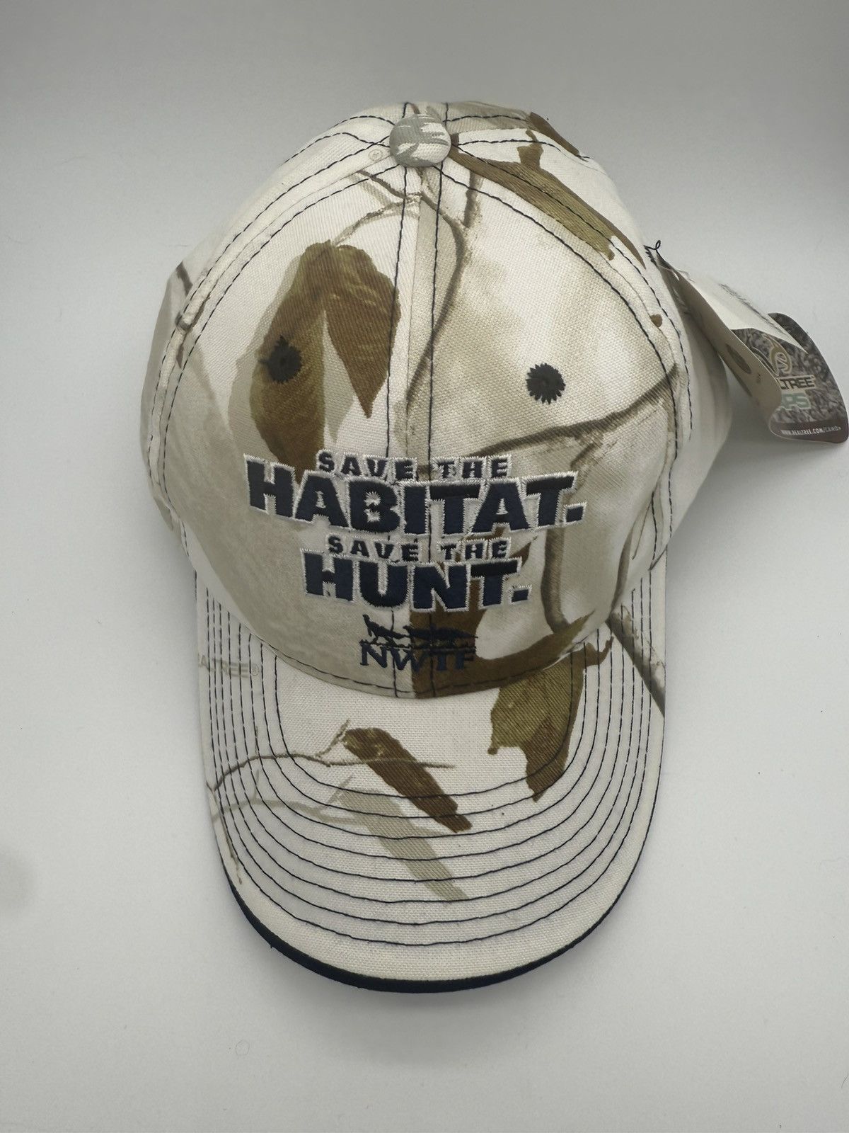 Realtree Save The Habitat Save The Hunt Strapback Realtree Camo Hat Size ONE SIZE - 3 Thumbnail