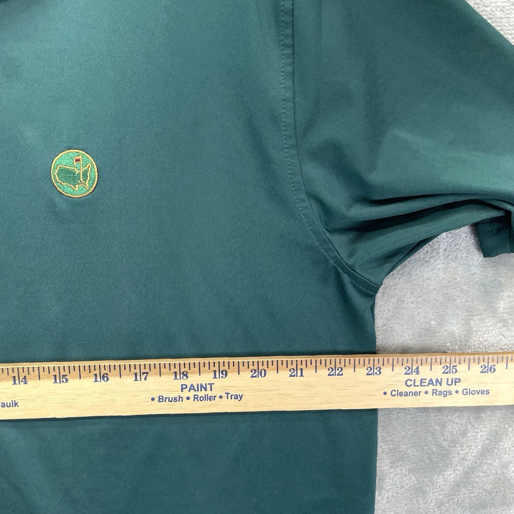 Vintage Masters Golf Polo Shirt Men L Green 1934 Berckmans Place ANGC The Masters Vintage? No (but use standard) Size US L / EU 52-54 / 3 - 6 Thumbnail