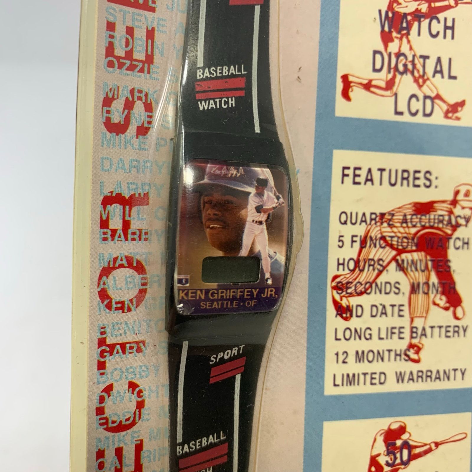MLB NEW Vintage 1990 Ken Griffey Jr Collector Series Watch Size ONE SIZE - 2 Thumbnail