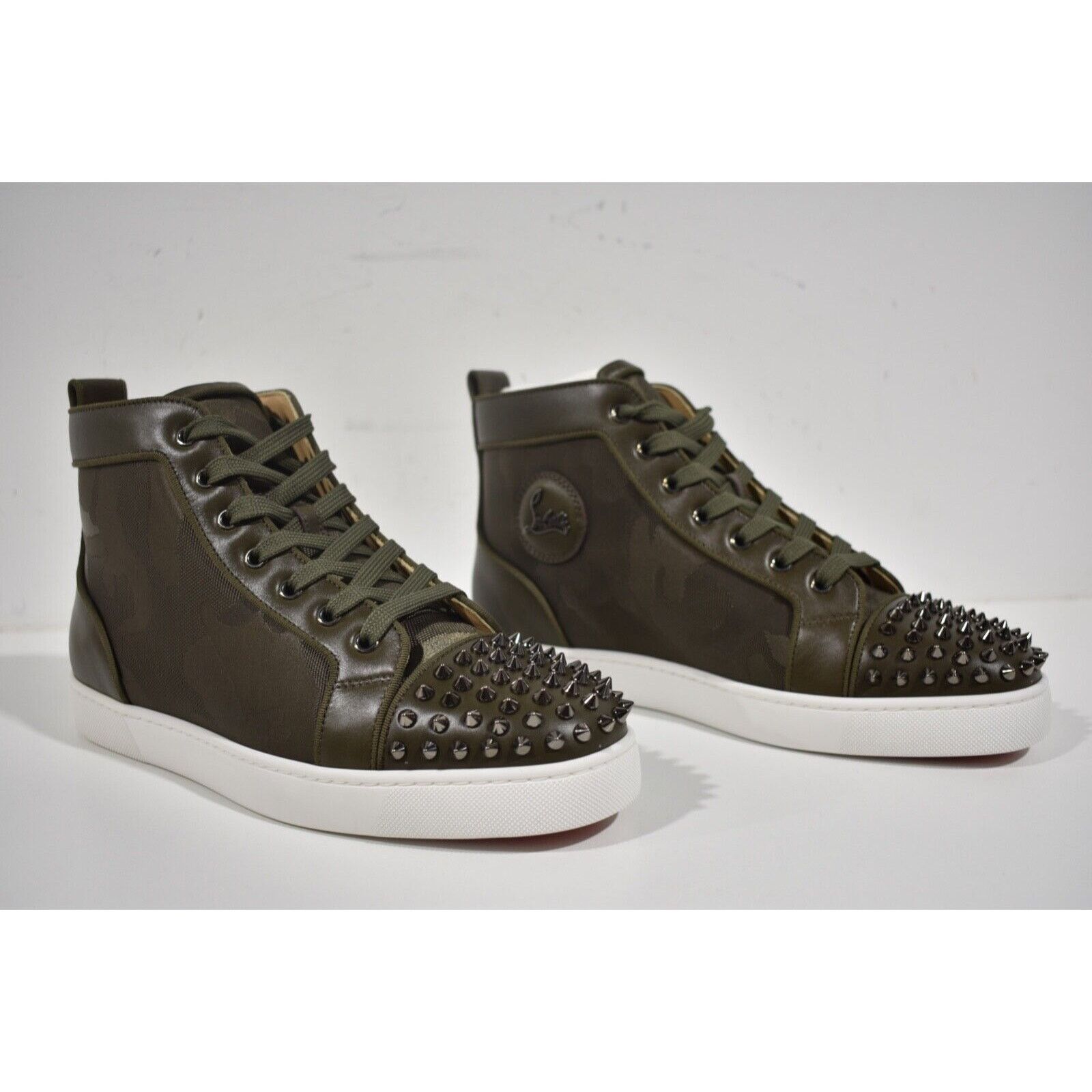 Christian Louboutin Christian Louboutin Lou Spikes Orlato High Top Sneaker 44 11 Size US 11 / EU 44 - 4 Thumbnail