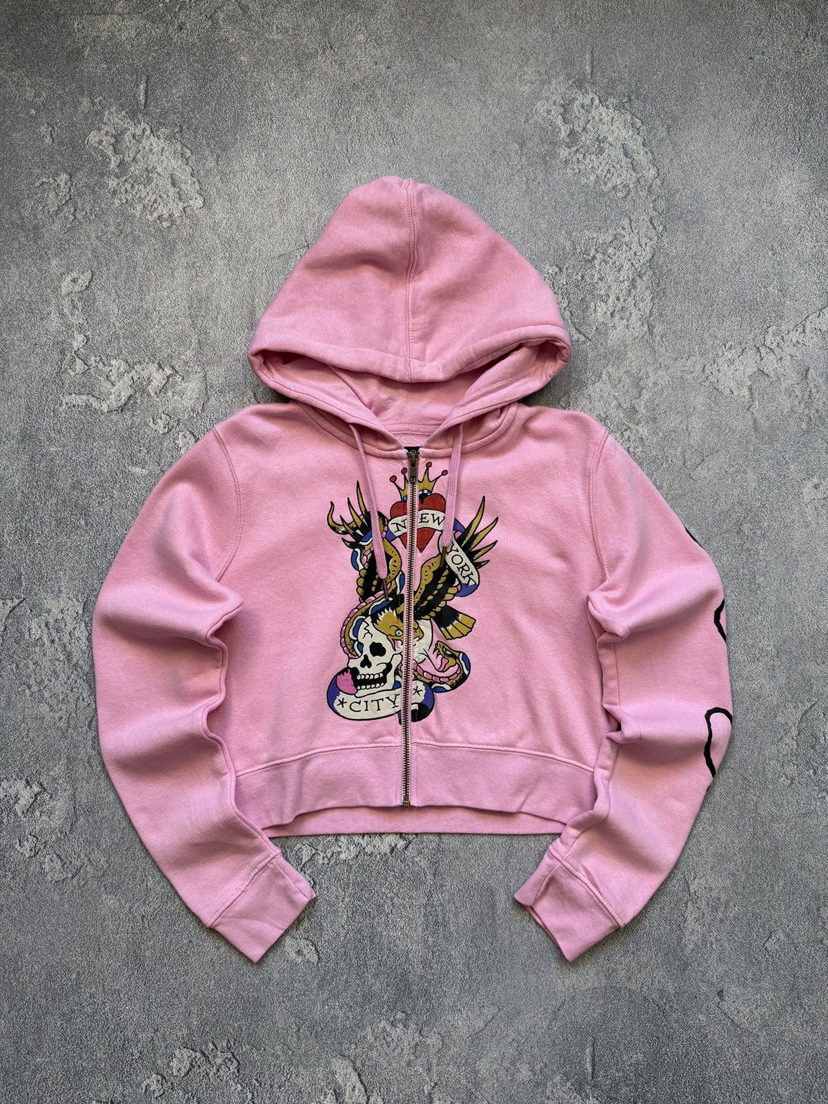 Ed Hardy Ed hardy zip up hoodie y2k veryrare Size L / US 10 / IT 46 - 1 Thumbnail