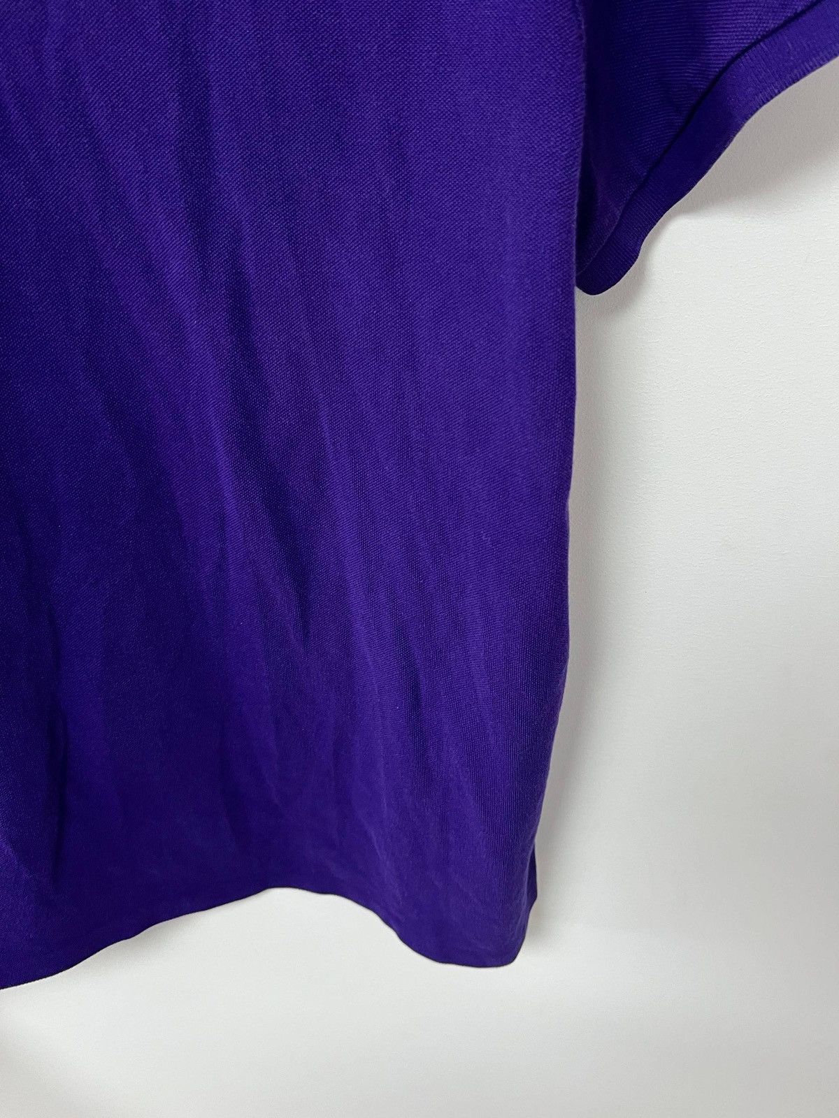 Polo Ralph Lauren Polo Ralph Lauren Custom Slim Fit Polo T shirt Purple Pony XL Size US XL / EU 56 / 4 - 9 Thumbnail