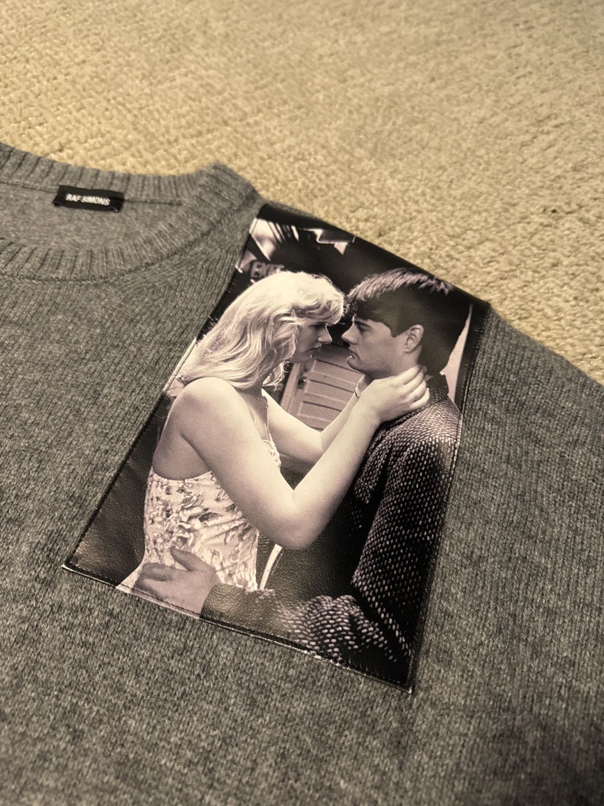 Raf Simons Raf Simons Grey Knit Patches Sweater Size US M / EU 48-50 / 2 - 4 Thumbnail