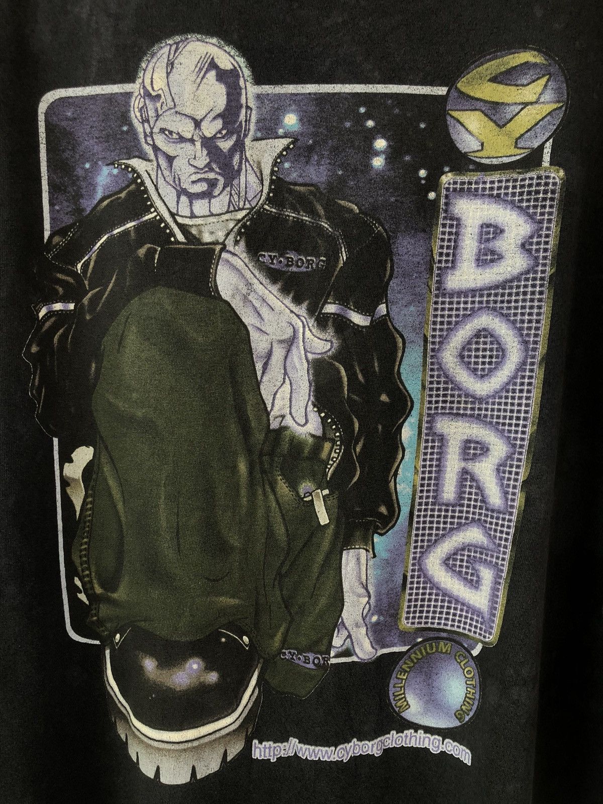 Vintage Vintage CYBORG Clothing Streetwear Thrashed Size US L / EU 52-54 / 3 - 4 Thumbnail