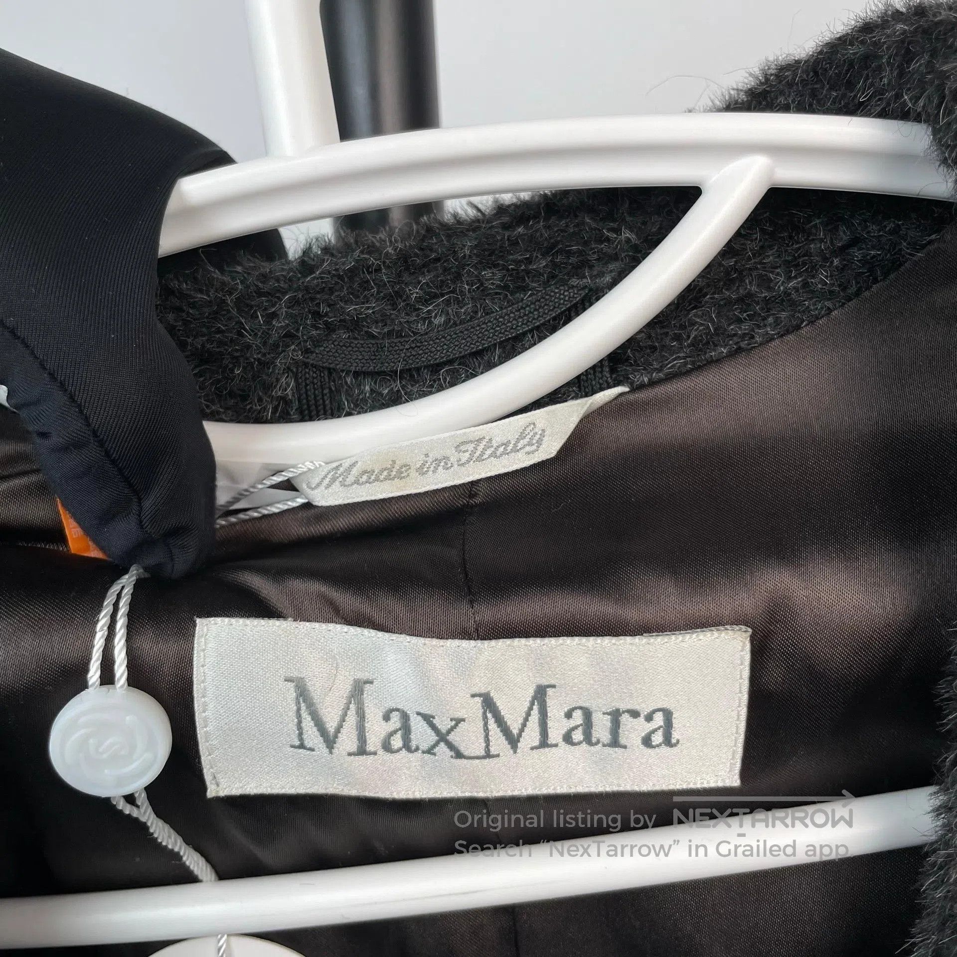 Max Mara Max Mara Dark Gray Lapel Teddy Coat| Size 4XL / US 24-26 - 7 Thumbnail