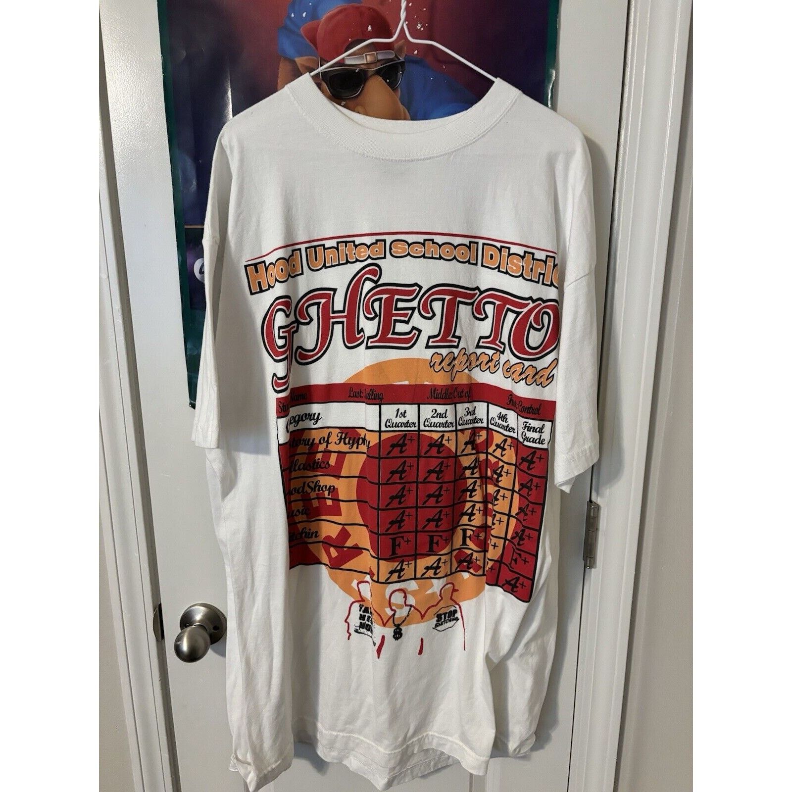 Other vintage hood united school district white y2k T-shirt 2x Size US XXL / EU 58 / 5 - 1 Thumbnail