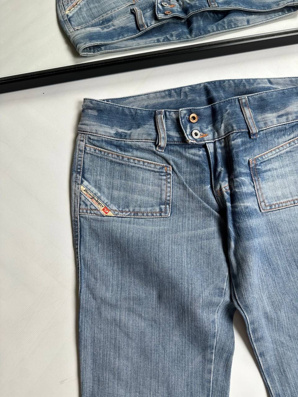 If Six Was Nine Y2K Opium LGB Style Diesel Flared Japan Jeans🔥 Size 29" - 2 Thumbnail