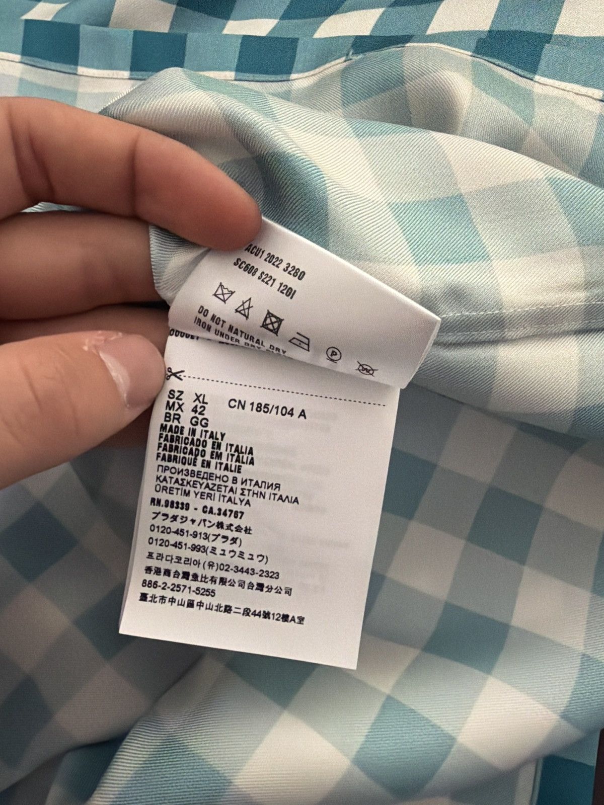 Prada Prada silk shirt Size US XL / EU 56 / 4 - 10 Thumbnail