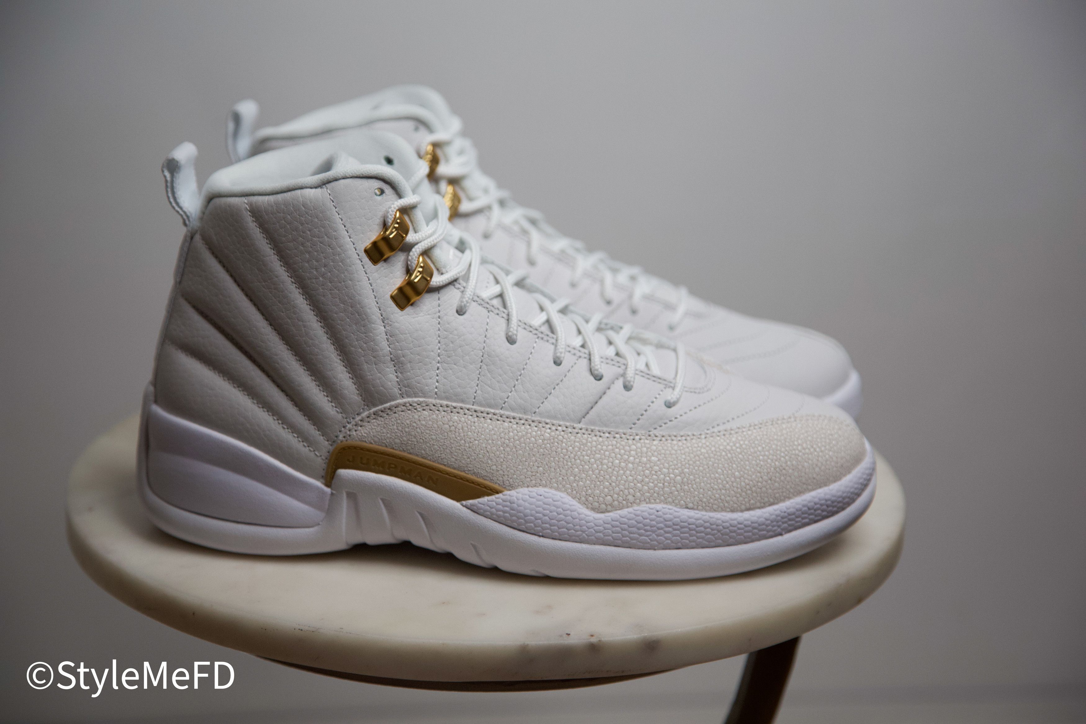 Jordan Brand × October's Very Own 2016 OVO x NIKE JORDAN 12 RETRO "WHITE" MENS SIZE 9 Size US 9 / EU 42 - 3 Thumbnail