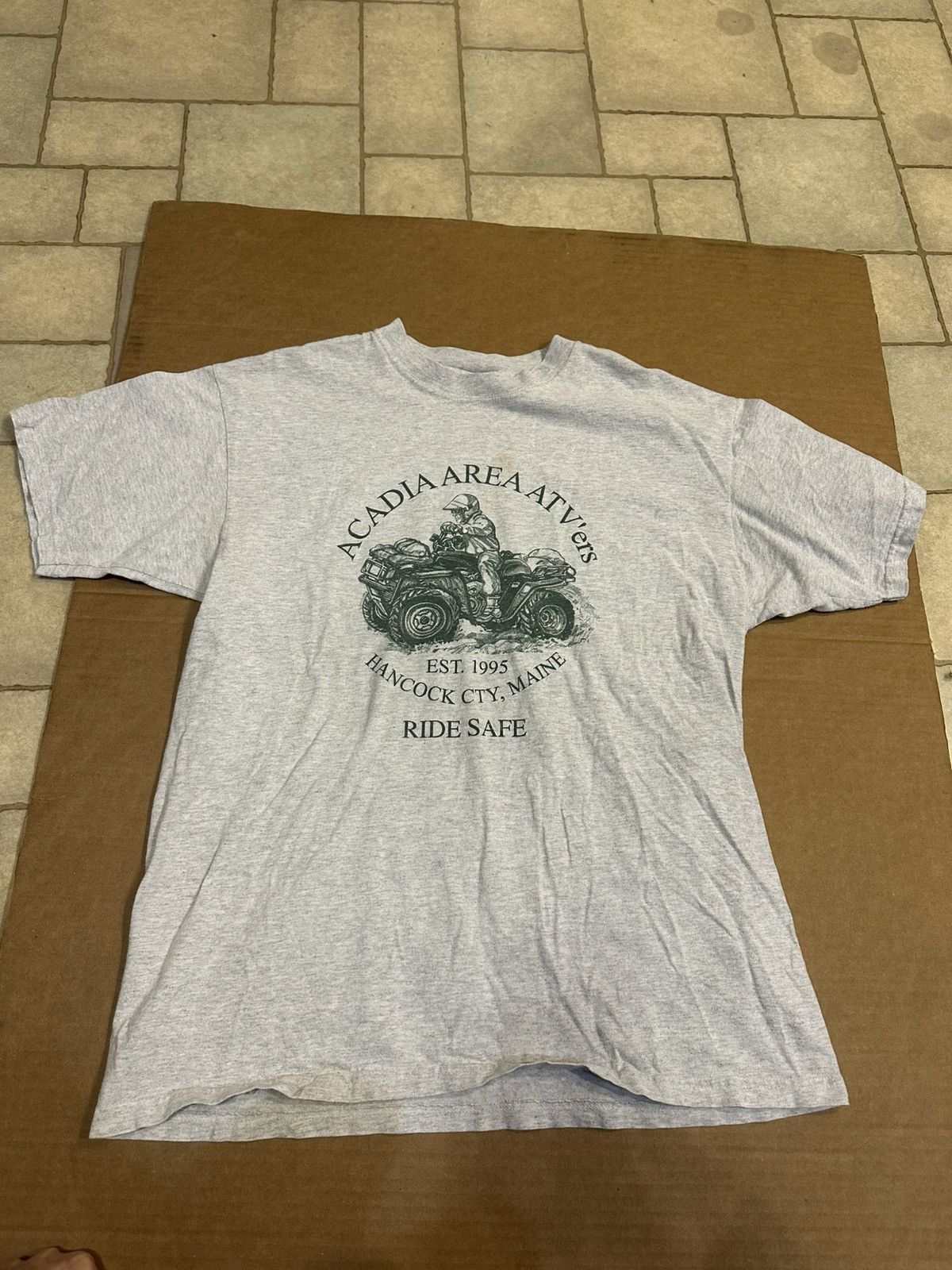 Vintage Acadia area atv 1995 shirt Size US L / EU 52-54 / 3 - 1 Thumbnail