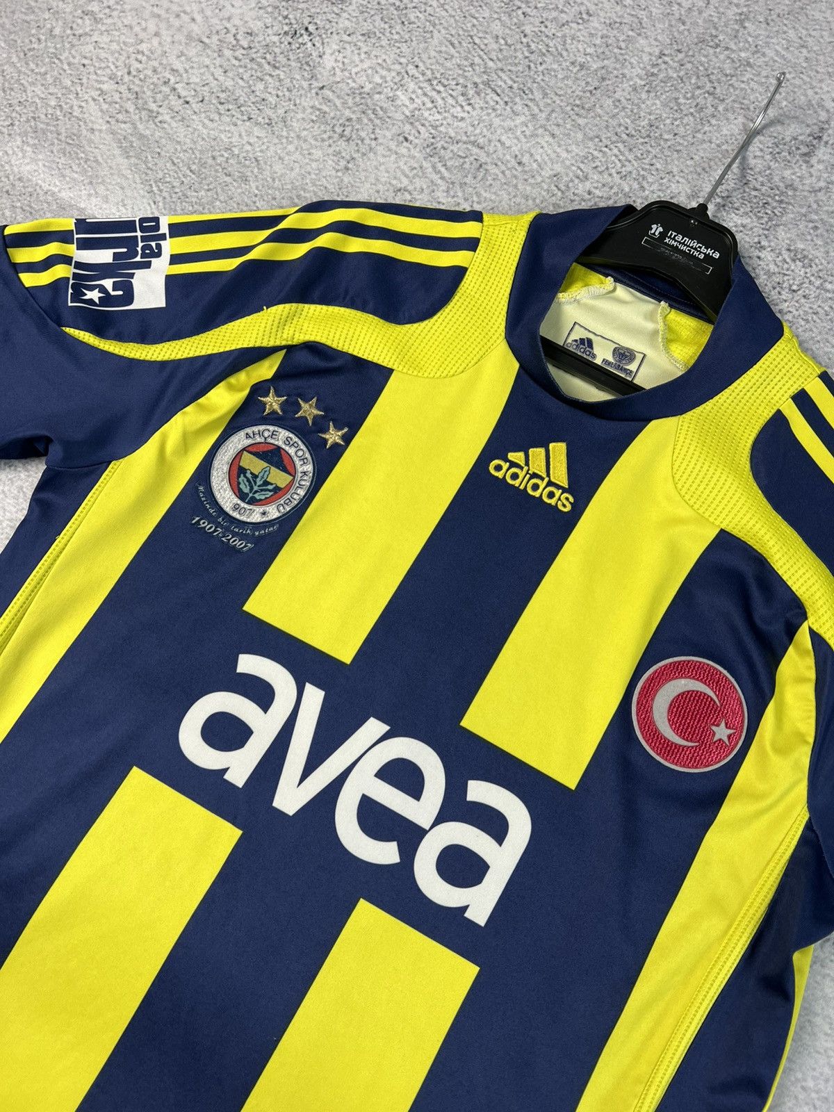 Adidas × Vintage Adidas Vintage Soccer Jersey fenerbahce Size US S / EU 44-46 / 1 - 6 Thumbnail