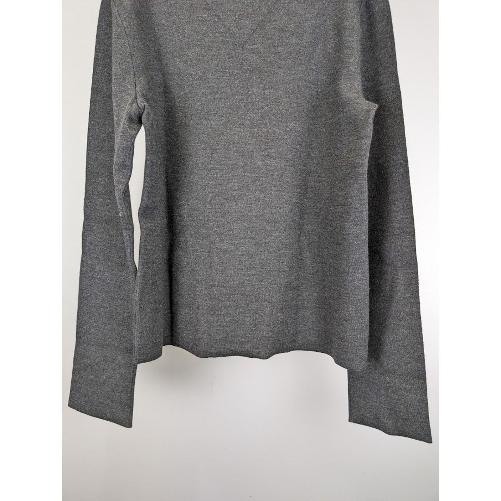 Bottega Veneta o1rshd1 Lightweight Merino Double Pullover in Charcoal/Black Size US L / EU 52-54 / 3 - 13 Thumbnail
