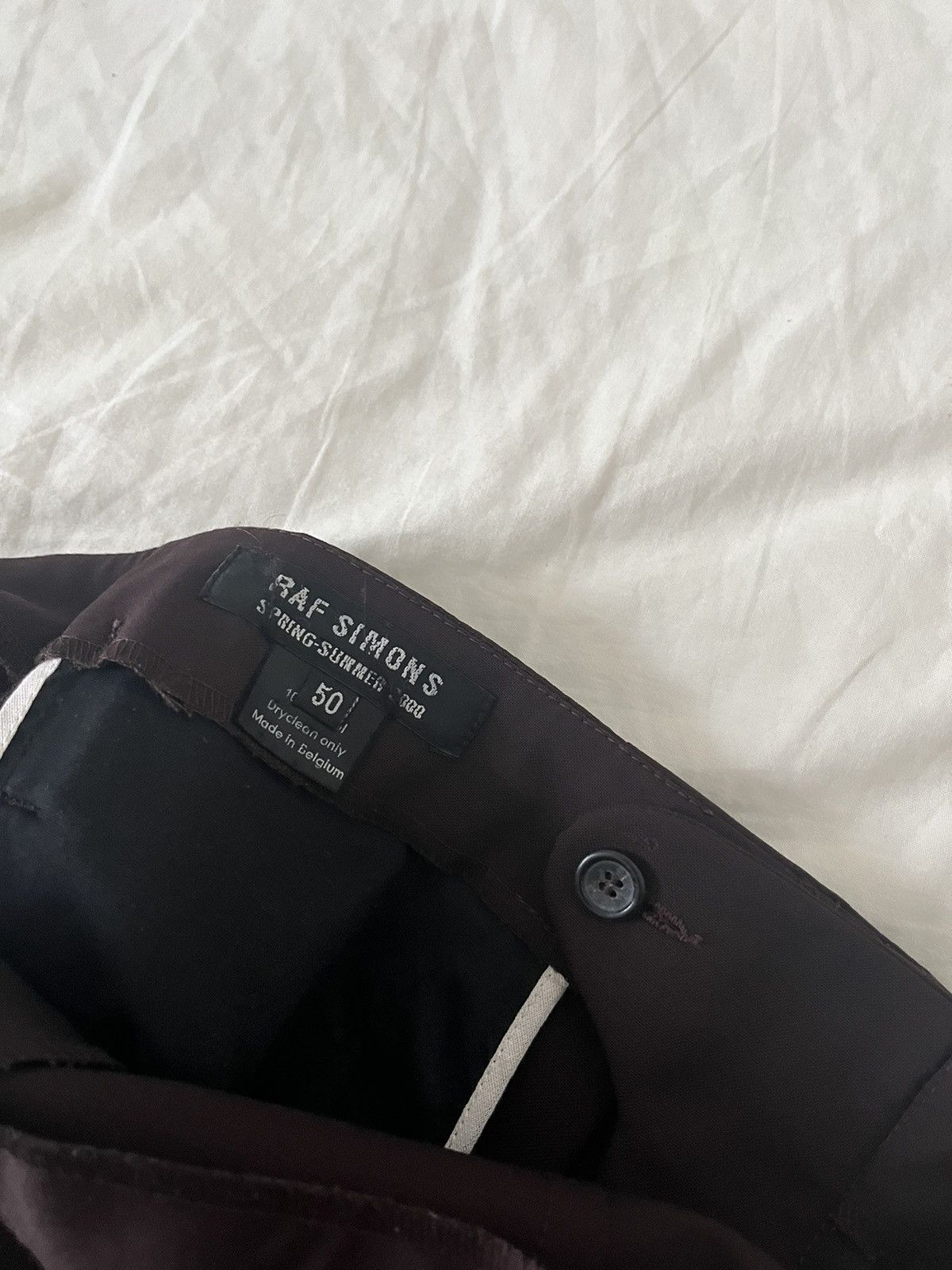 Raf Simons SS2000 Darted Flared Wool Pants Size US 32 / EU 48 - 5 Thumbnail