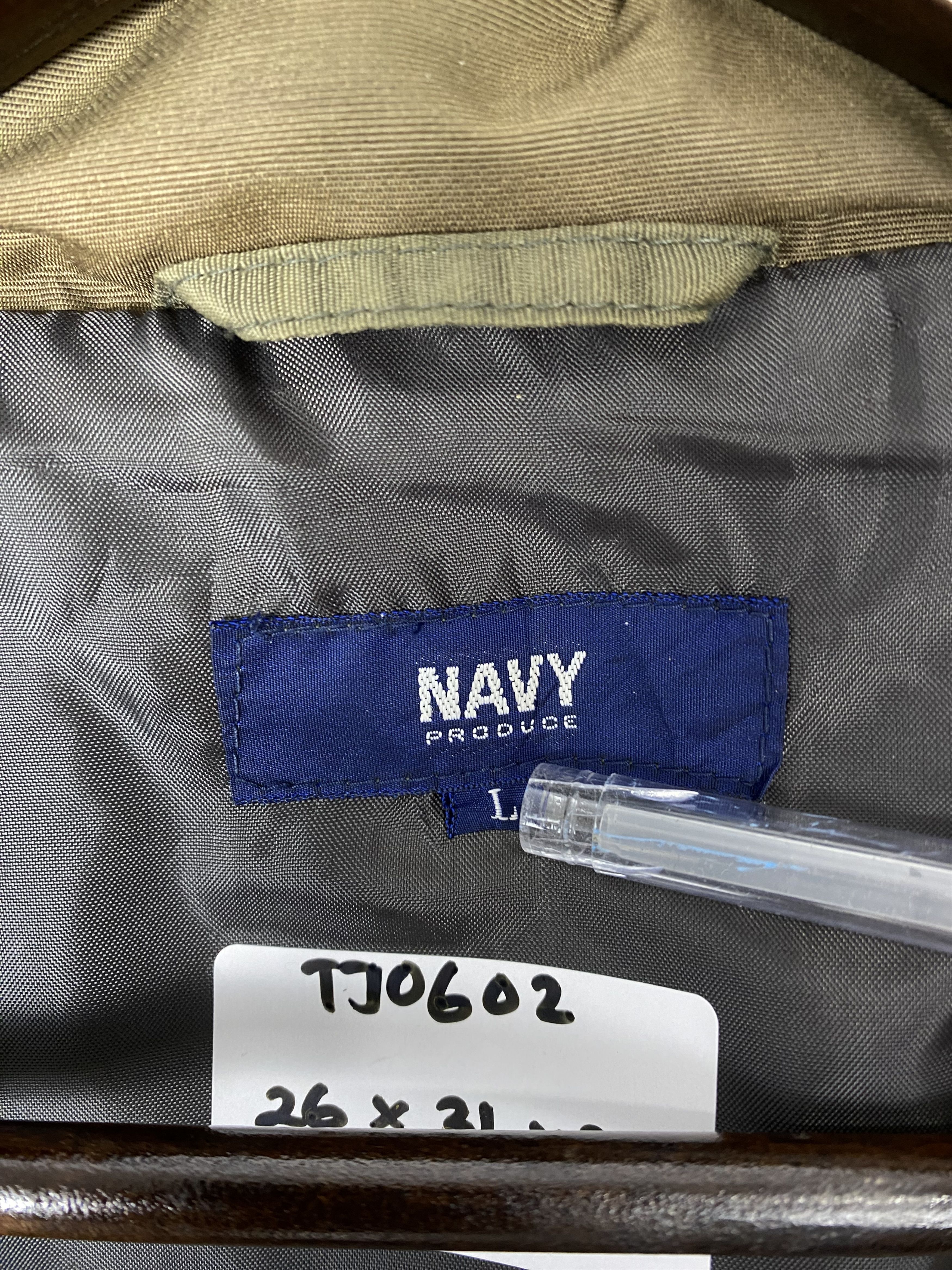 Old Navy Vintage Navy Produce Zip Up Light Jacket Size US L / EU 52-54 / 3 - 9 Thumbnail