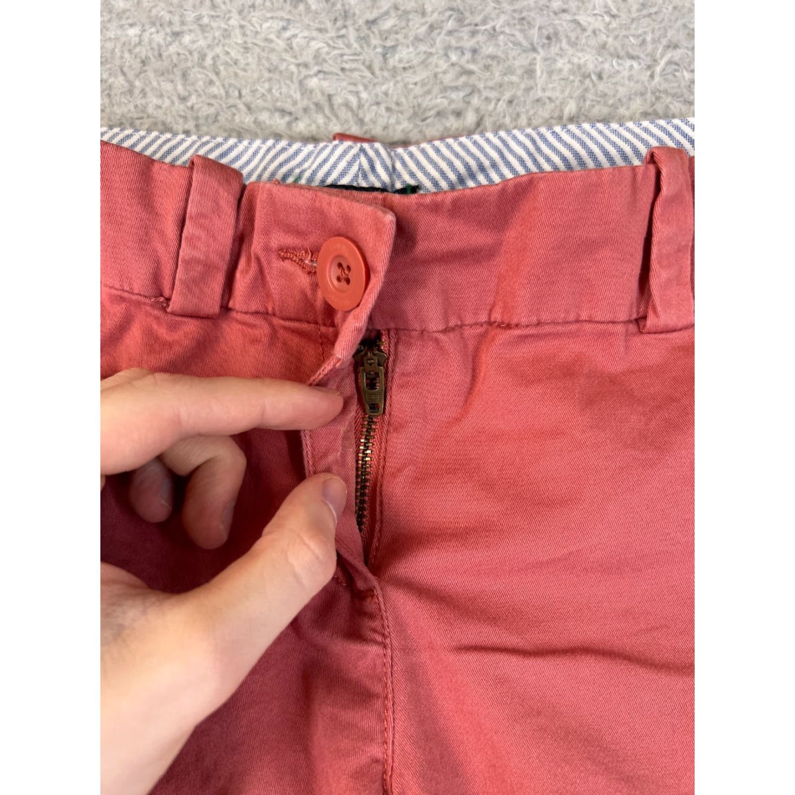 Tommy Hilfiger Tommy Hilfiger Womens Shorts 4 Pink Chino Casual Pockets Cotton Blend Size 30" / US 8 / IT 44 - 6 Thumbnail