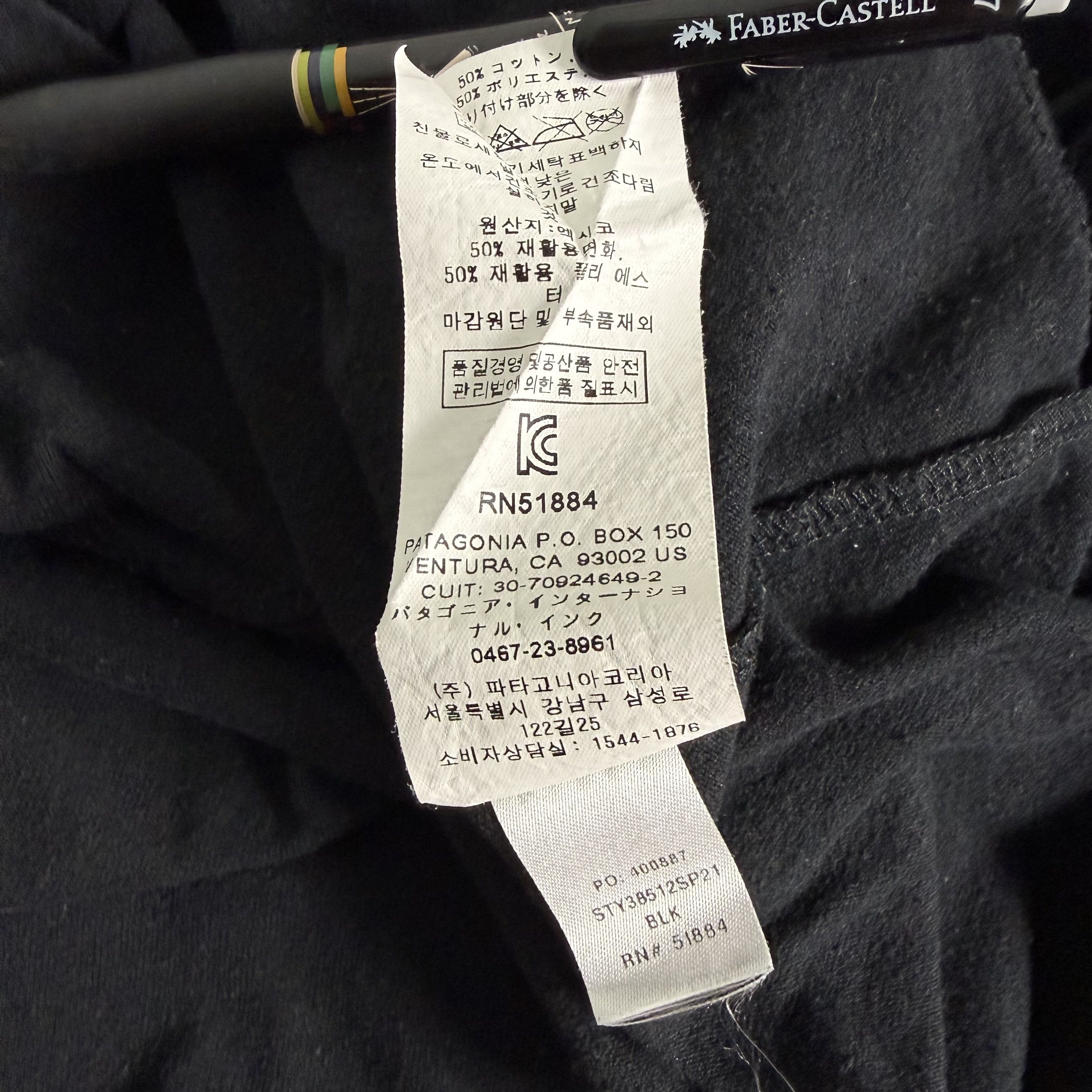Patagonia 🔥RARE🔥Patagonia Big Logo Regular Fit Single Pocket T-shirt Size US L / EU 52-54 / 3 - 6 Thumbnail
