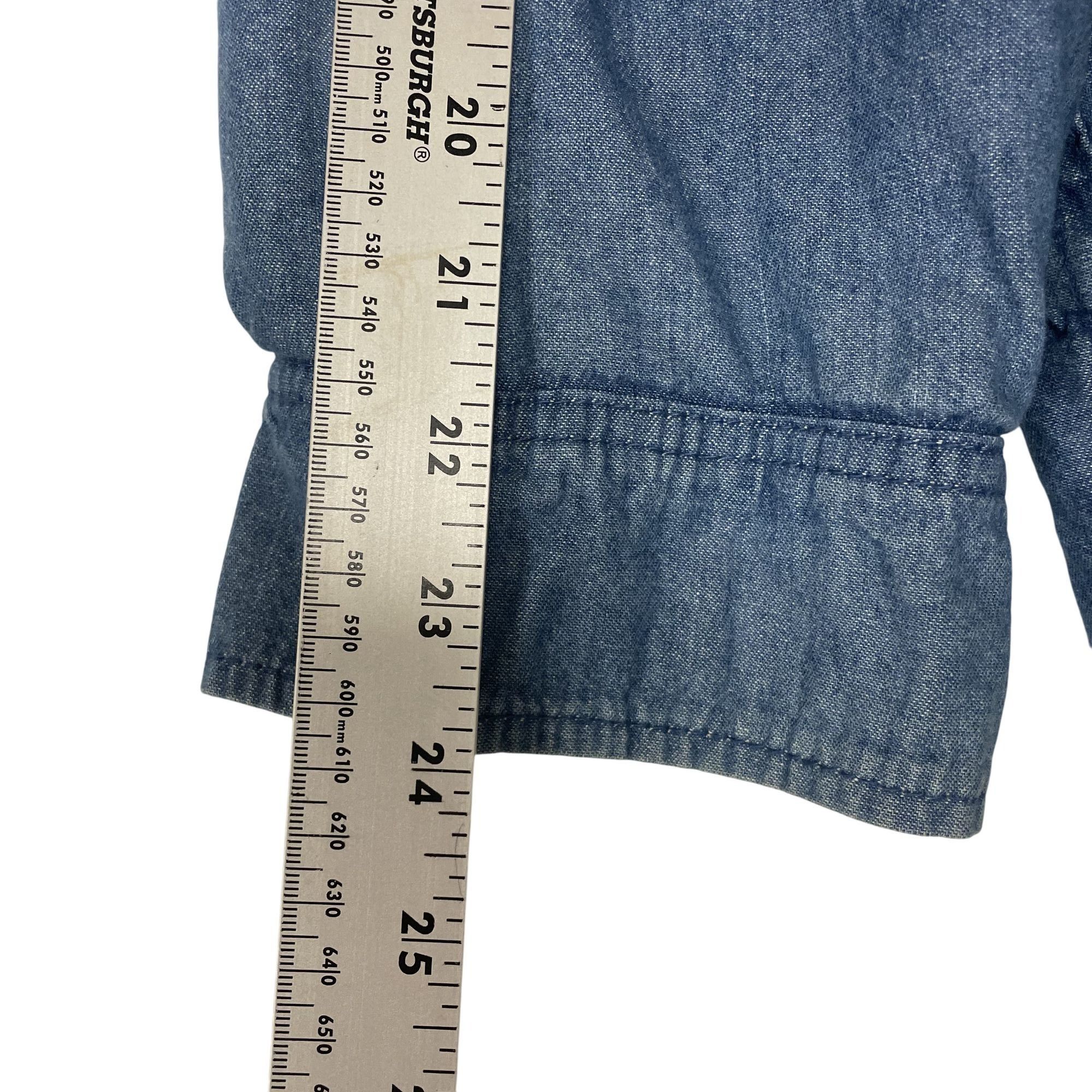 Craftsman Vtg Craftsman Blue Jean Mechanic Shop FLEECE LINED Jacket Size US XL / EU 56 / 4 - 10 Thumbnail