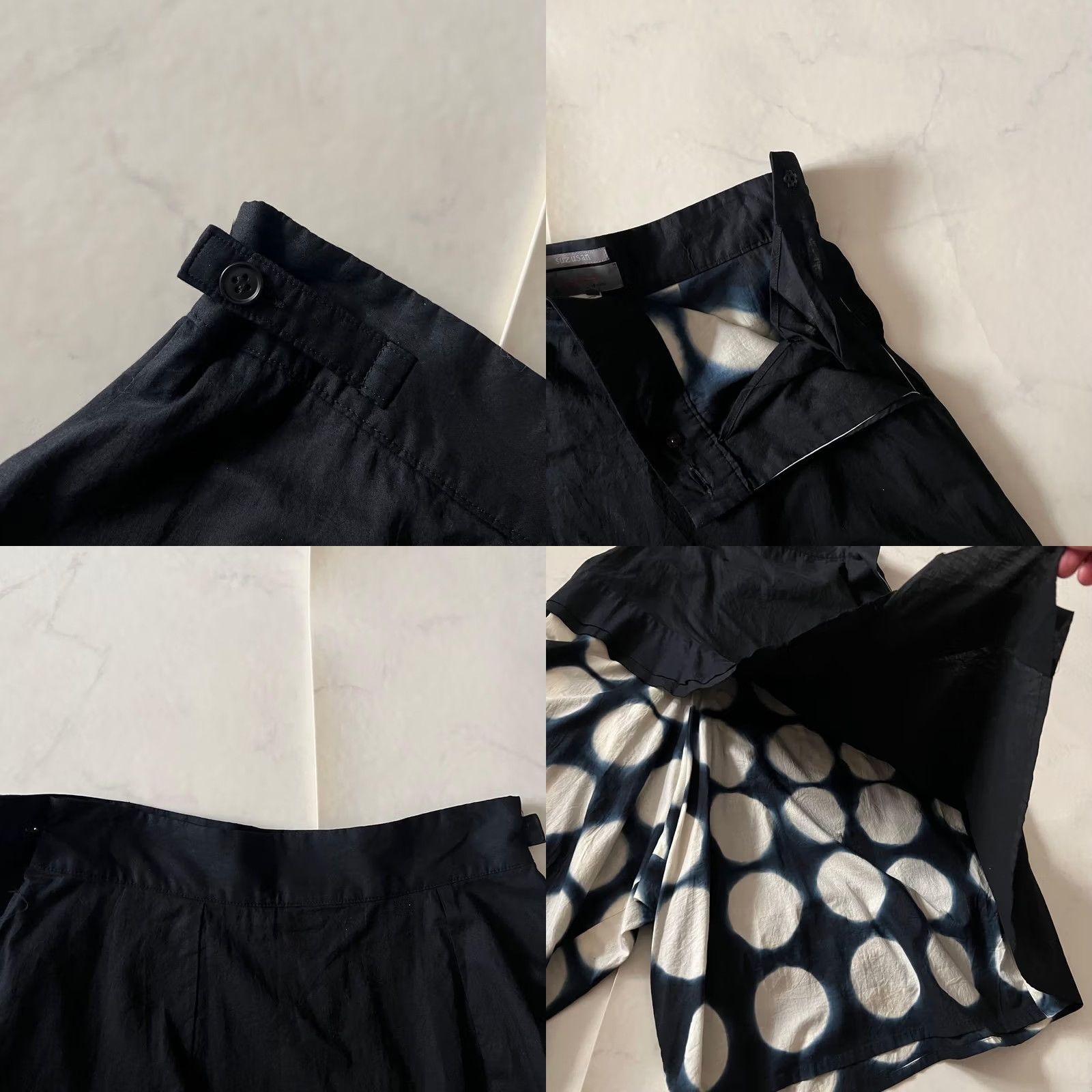 Yohji Yamamoto YOHJI YAMAMOTO HAREM PANTS MEN COLOR BLACK MATERIAL COTTON SIZE S USED Size US 29 - 8 Thumbnail