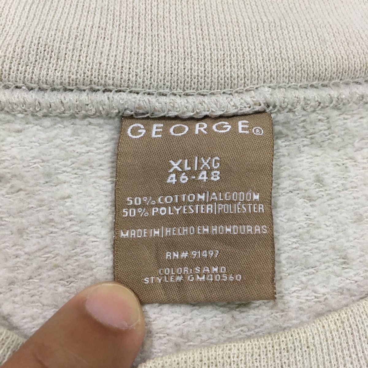 Habitat × Vintage Grizzly Bear Crewneck Sweatshirt Size US XL / EU 56 / 4 - 7 Thumbnail
