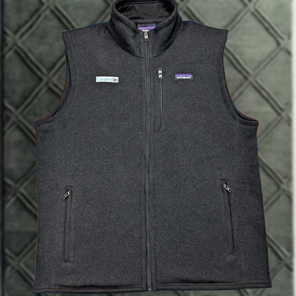 Patagonia Patagonia Better Sweater Vest Jacket Full Zip Grey Corporate Embroidered Large Men Size US L / EU 52-54 / 3 - 1 Thumbnail