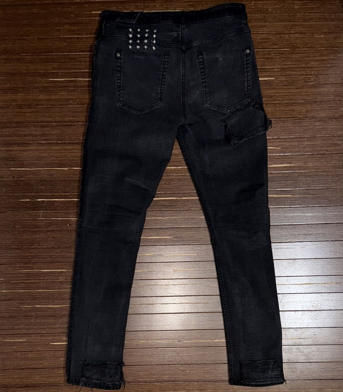 Ksubi Black Ripped Ksubi Jeans Size US 32 / EU 48 - 2 Thumbnail