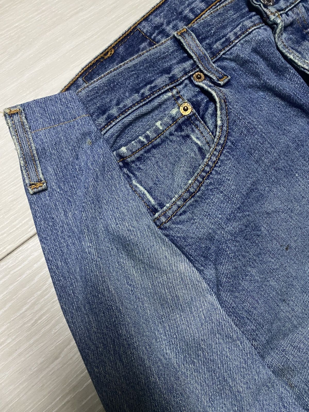 Levi's Levis Crazy Custom Super Baggy Style Paint Splatter Jeans Size US 36 / EU 52 - 14 Thumbnail