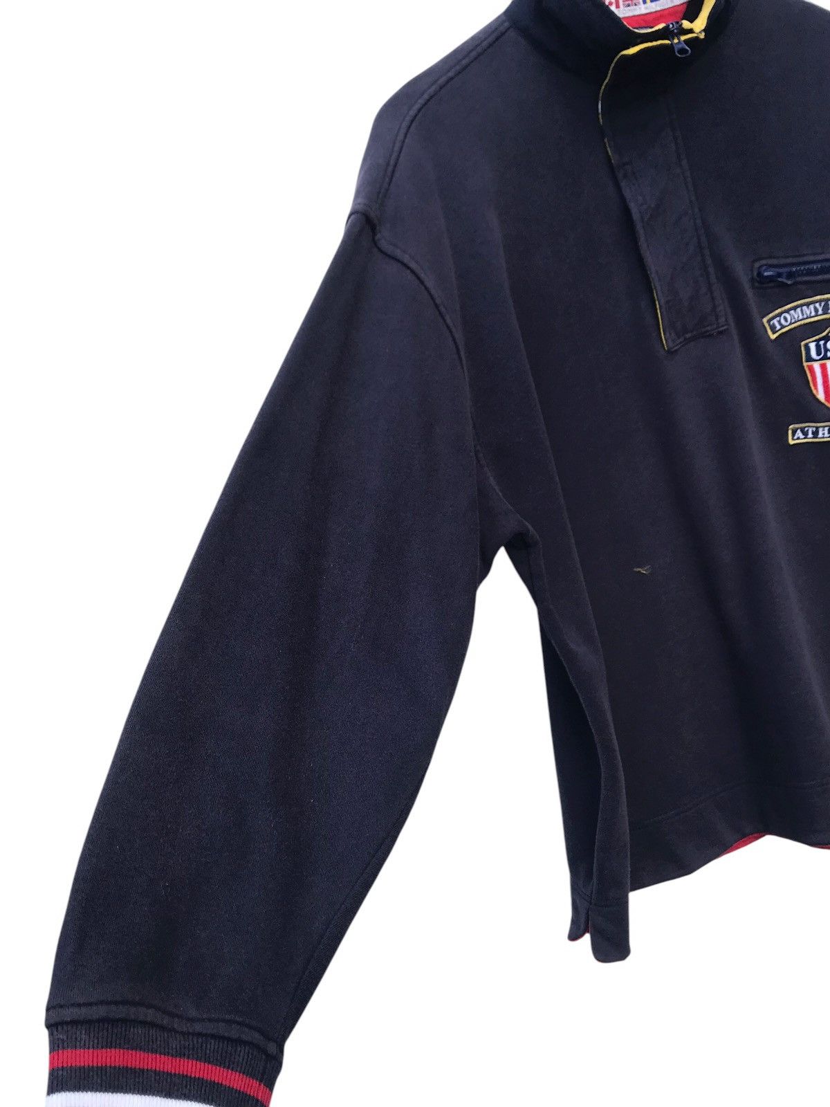 Tommy Hilfiger Vintage Faded Tommy Hilfiger Usa Flag Athletics Sweatshirt Size US L / EU 52-54 / 3 - 5 Thumbnail