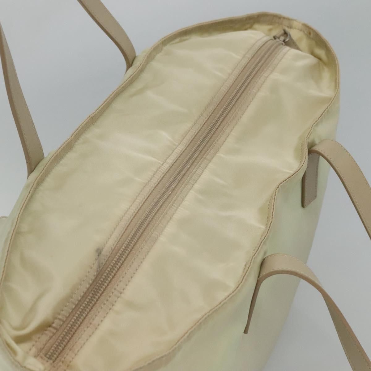 Prada PRADA Tote Bag Nylon Ivory Silver Size ONE SIZE - 6 Thumbnail