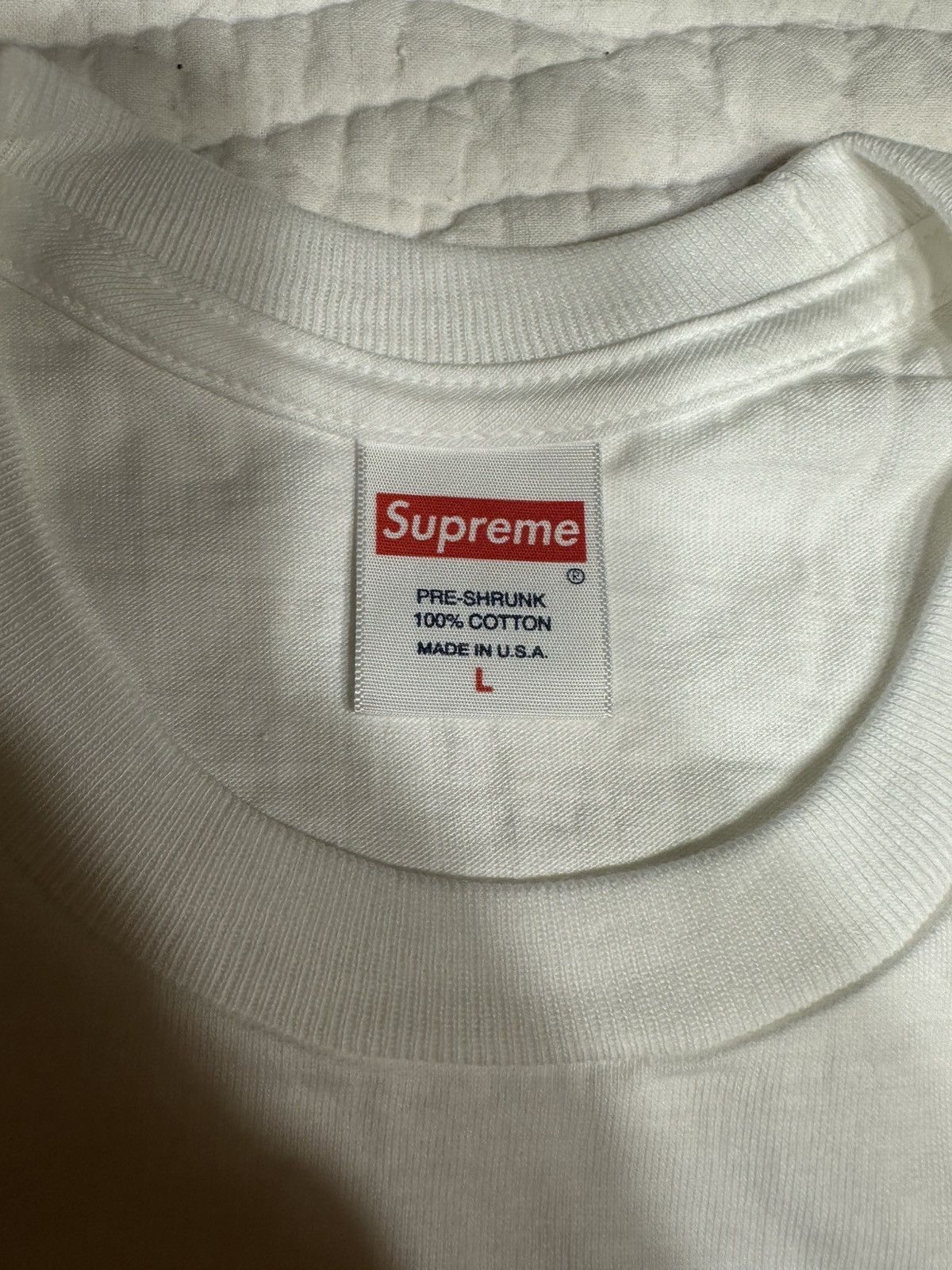 Supreme SUPREME EYES TEE- WHITE SIZE LARGE NEW Size US L / EU 52-54 / 3 - 3 Thumbnail