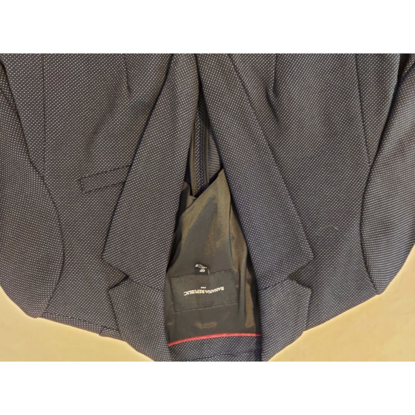 Banana Republic Womens Banana Republic Blazer Jacket 0P Petite Gray Navy Blue, Petite, Blazer, Womens, Banana Republic, Jacket, 0P, Gray, Navy Blue Size XS / US 0-2 / IT 36-38 - 2 Thumbnail
