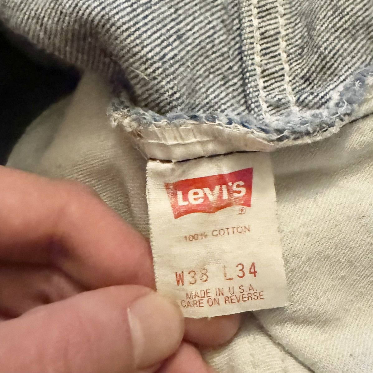 Levi's × Vintage VINTAGE MADE IN USA LEVI’S 517 ORANGE TAB JEANS! Size US 36 / EU 52 - 9 Thumbnail