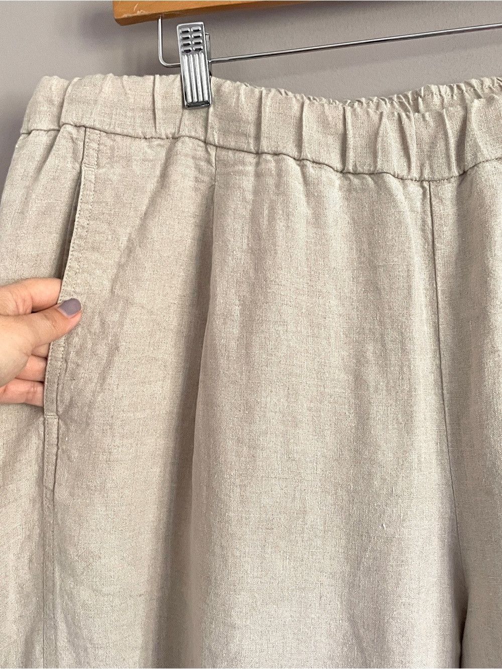 Eileen Fisher Eileen Fisher Organic Linen Lantern Pants - XL Size 36" / US 14 / IT 50 - 3 Thumbnail