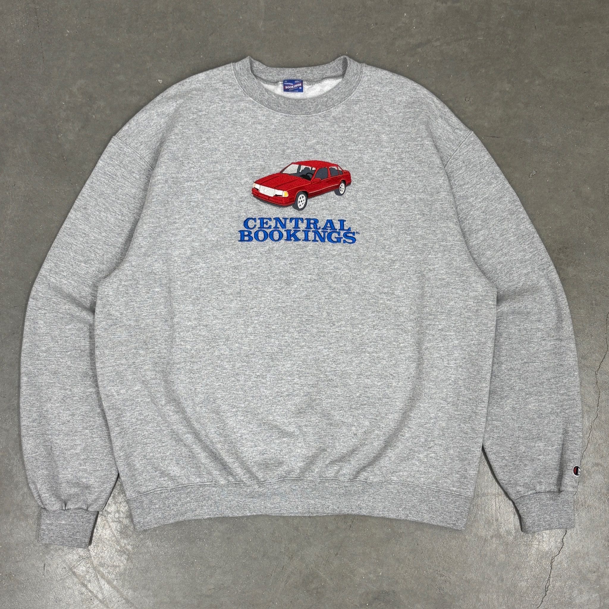 Other Central Bookings Car Club Embroidered Crewneck Sweatshirt Size US XL / EU 56 / 4 - 1 Thumbnail