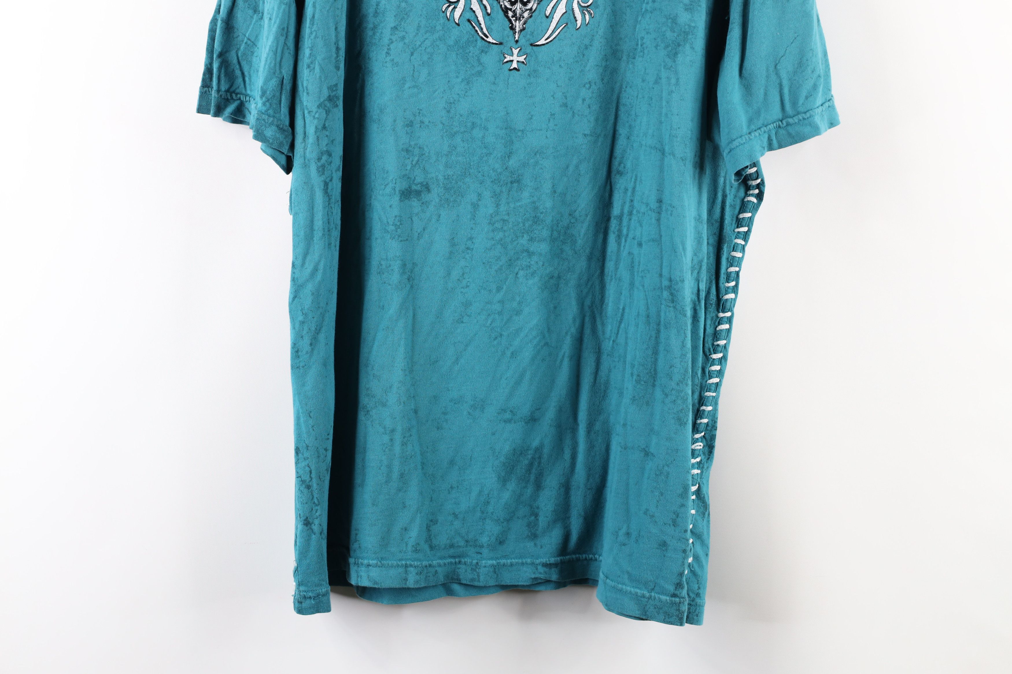Affliction × Vintage Vintage Affliction Fleur de Lis UFC MMA Fighting T-Shirt USA Size US L / EU 52-54 / 3 - 10 Thumbnail