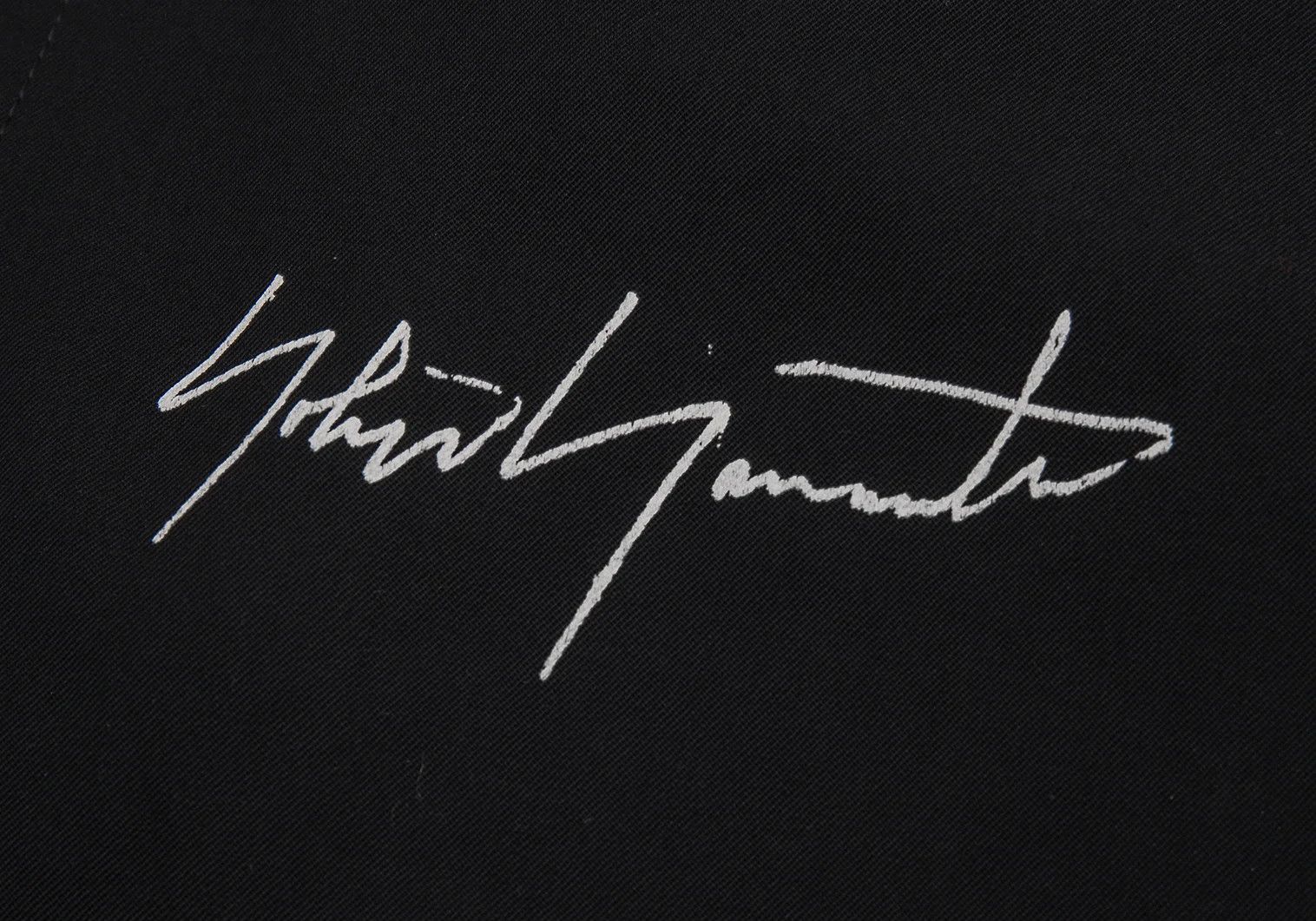 Yohji Yamamoto Yohji Yamamoto Wool Gabardine Logo Print Tote Bag Size ONE SIZE - 5 Thumbnail